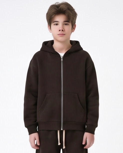 Sottosopra felpa anb2511 zip cappuccio nera 12 anni