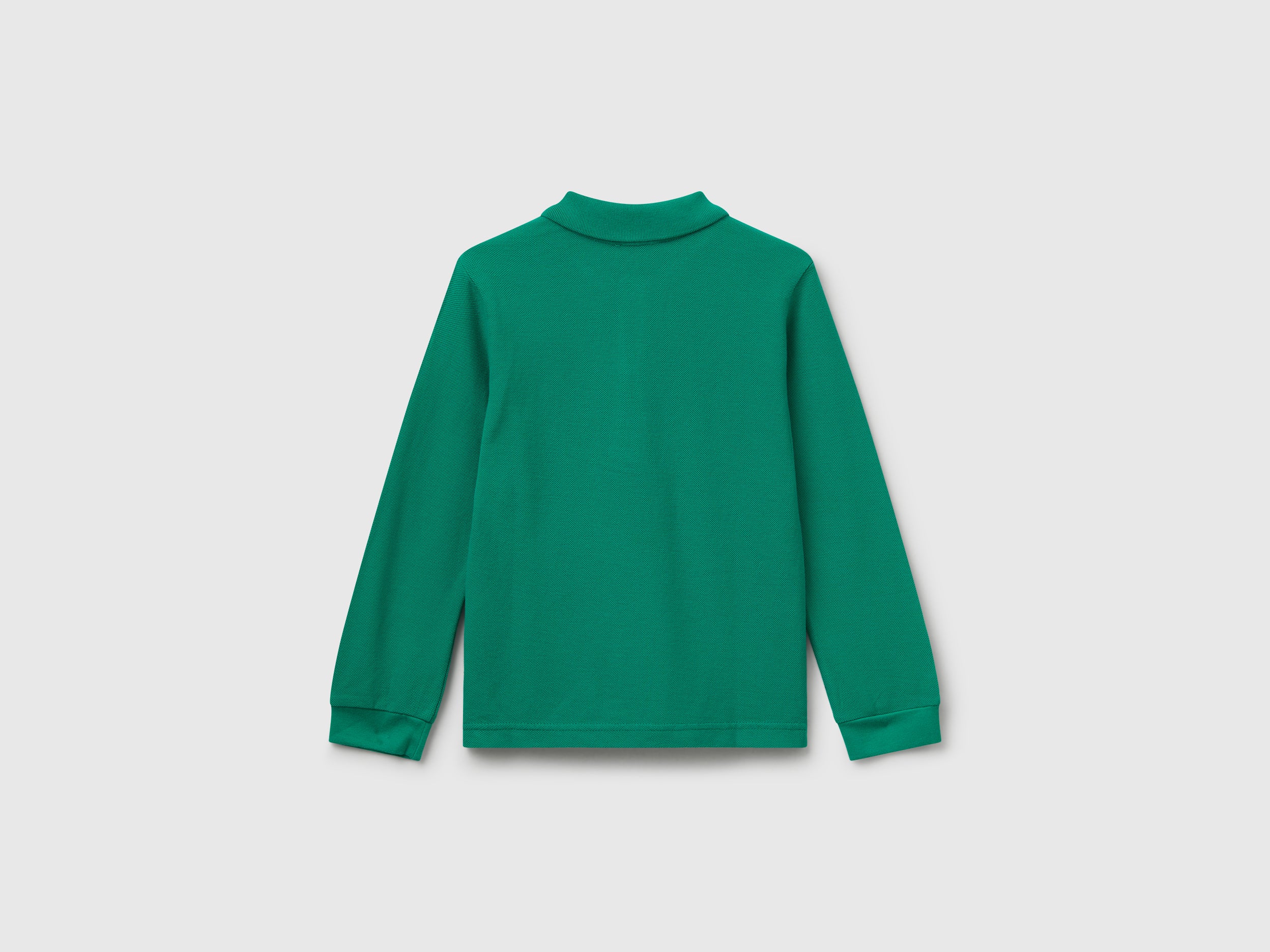 United Colors of Benetton Polo Bambino Cotone Bio Maniche Lunghe
