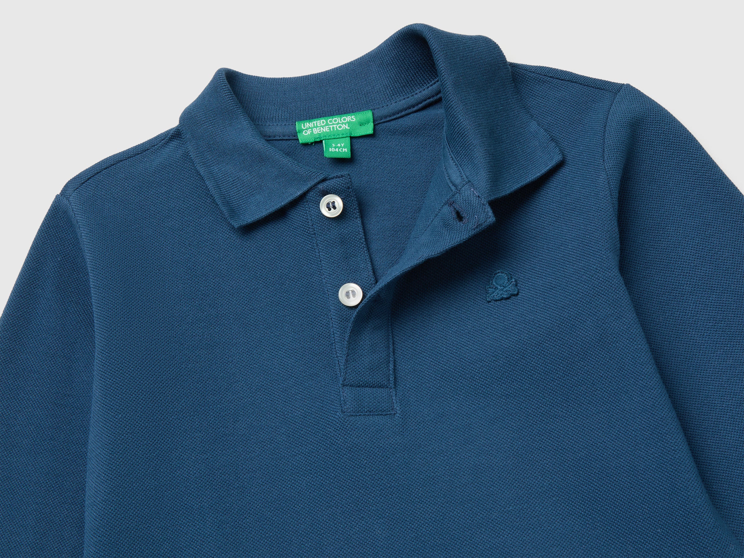 United Colors of Benetton Polo cotone bio manica lunga 104