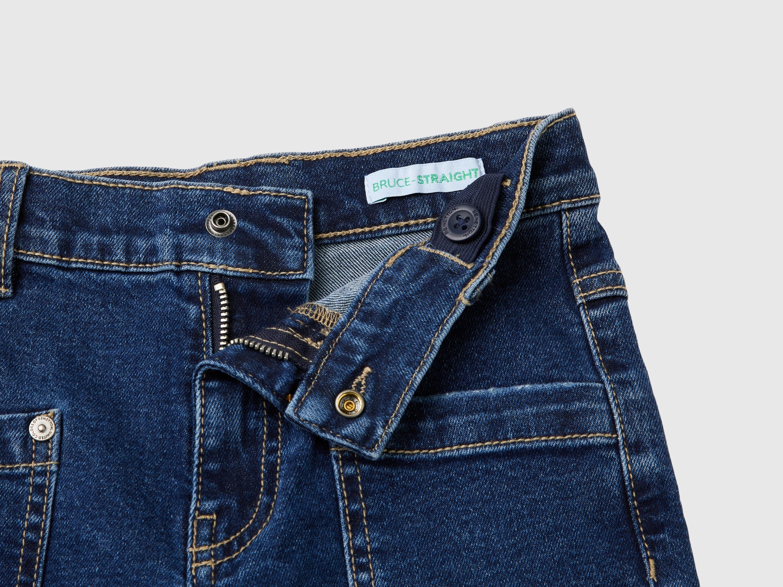 United Colors of Benetton Jeans dritto cotone riciclato bambino