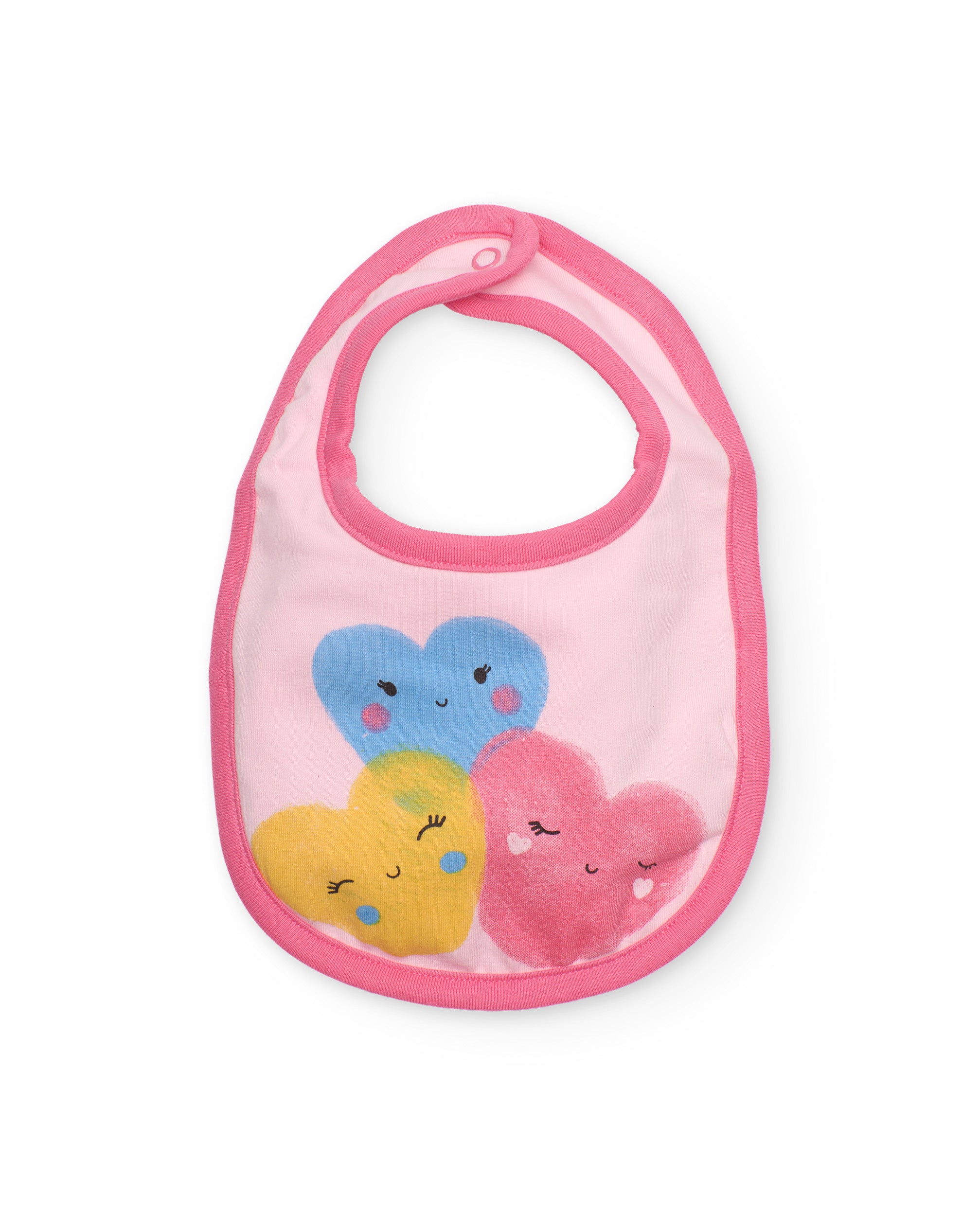 TucTuc Accessori Maglia Pack Bavaglini Rosa Cotone x2