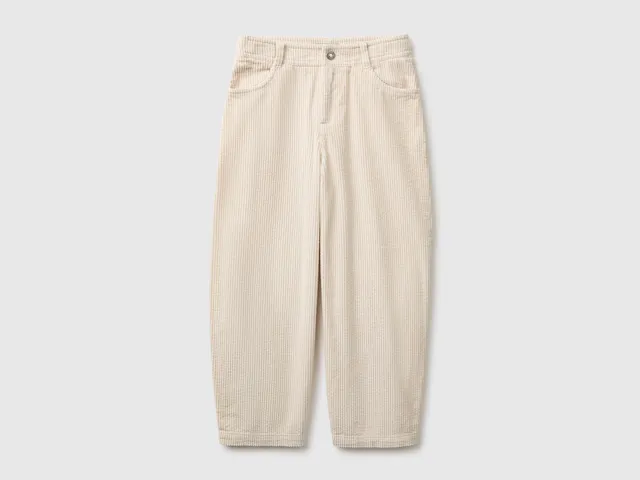 United Colors of Benetton Trousers pantaloni velluto M cotone