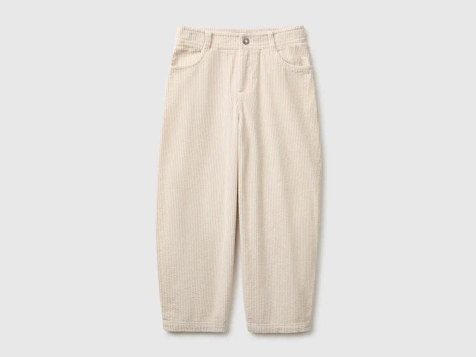 United Colors of Benetton Trousers pantaloni velluto M cotone