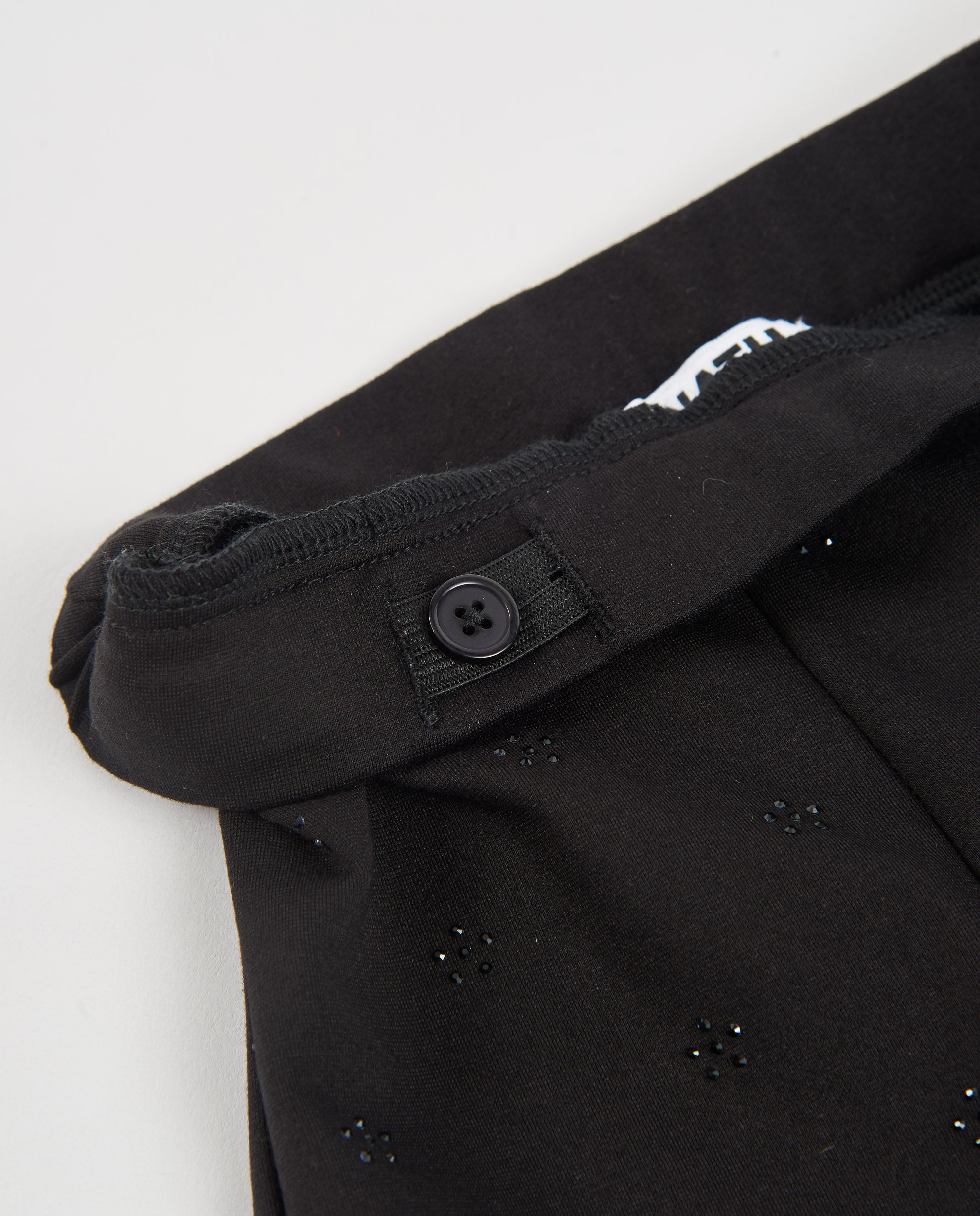 TucTuc Pantaloni Maglia Bambina Neri Vita Elasticizzata