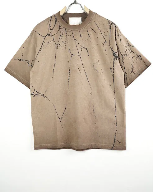 Sottosopra t-shirt venature fango taglia M
