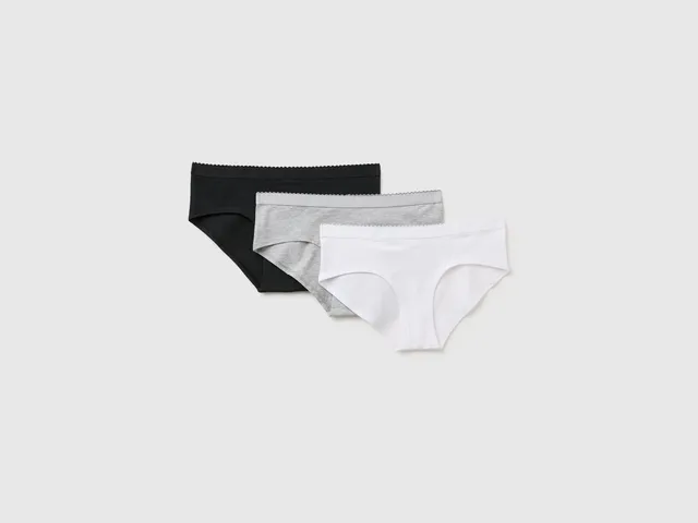 United Colors of Benetton Underwear Set 3 Slip Cotone Elastico XS