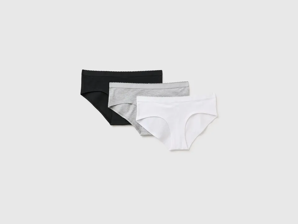 United Colors of Benetton Underwear Set 3 Slip Cotone Elastico XS