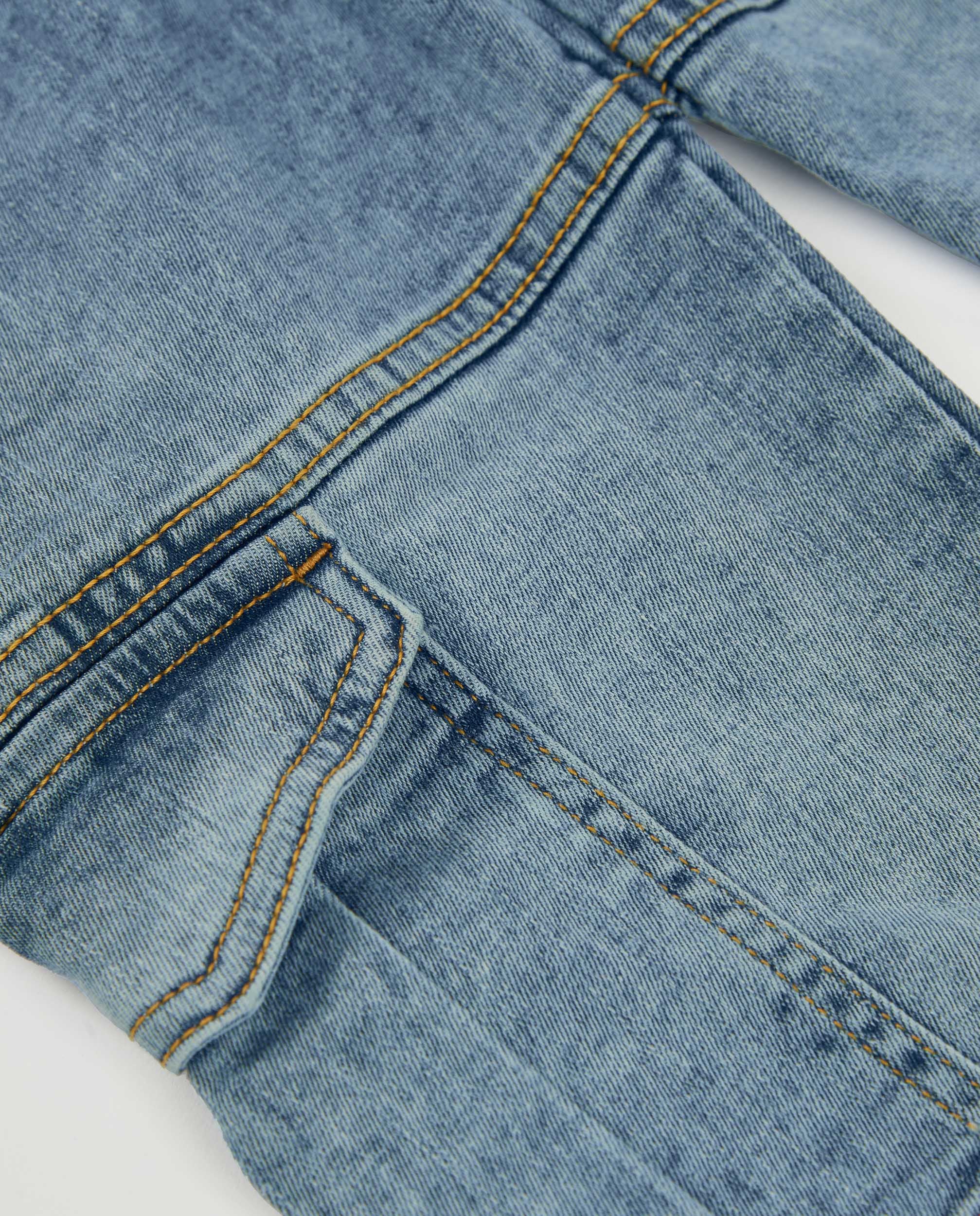 TucTuc Pantaloni cargo denim jeans bambina blu