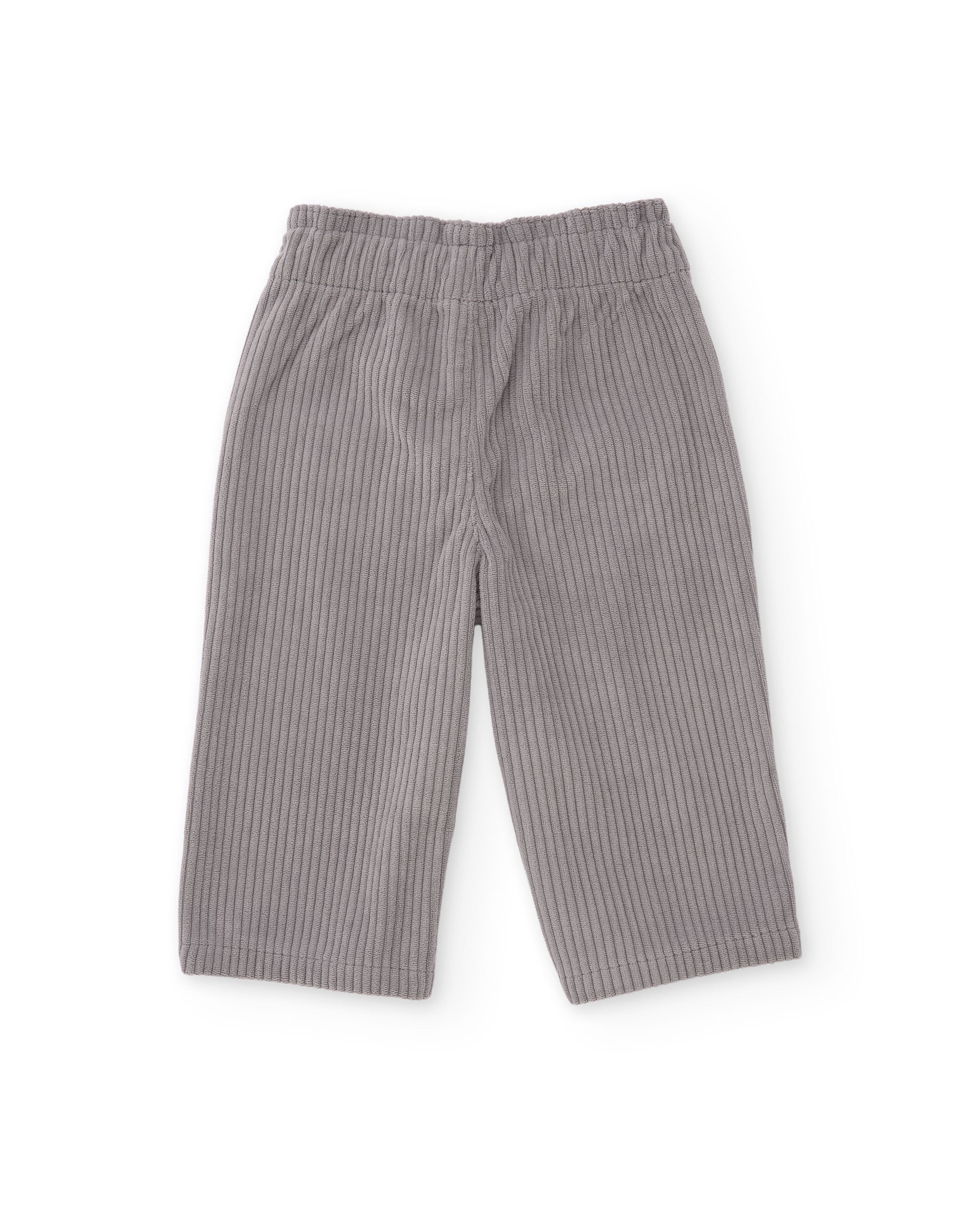 TucTuc Pantaloni pantalone bambina velluto grigio cuori