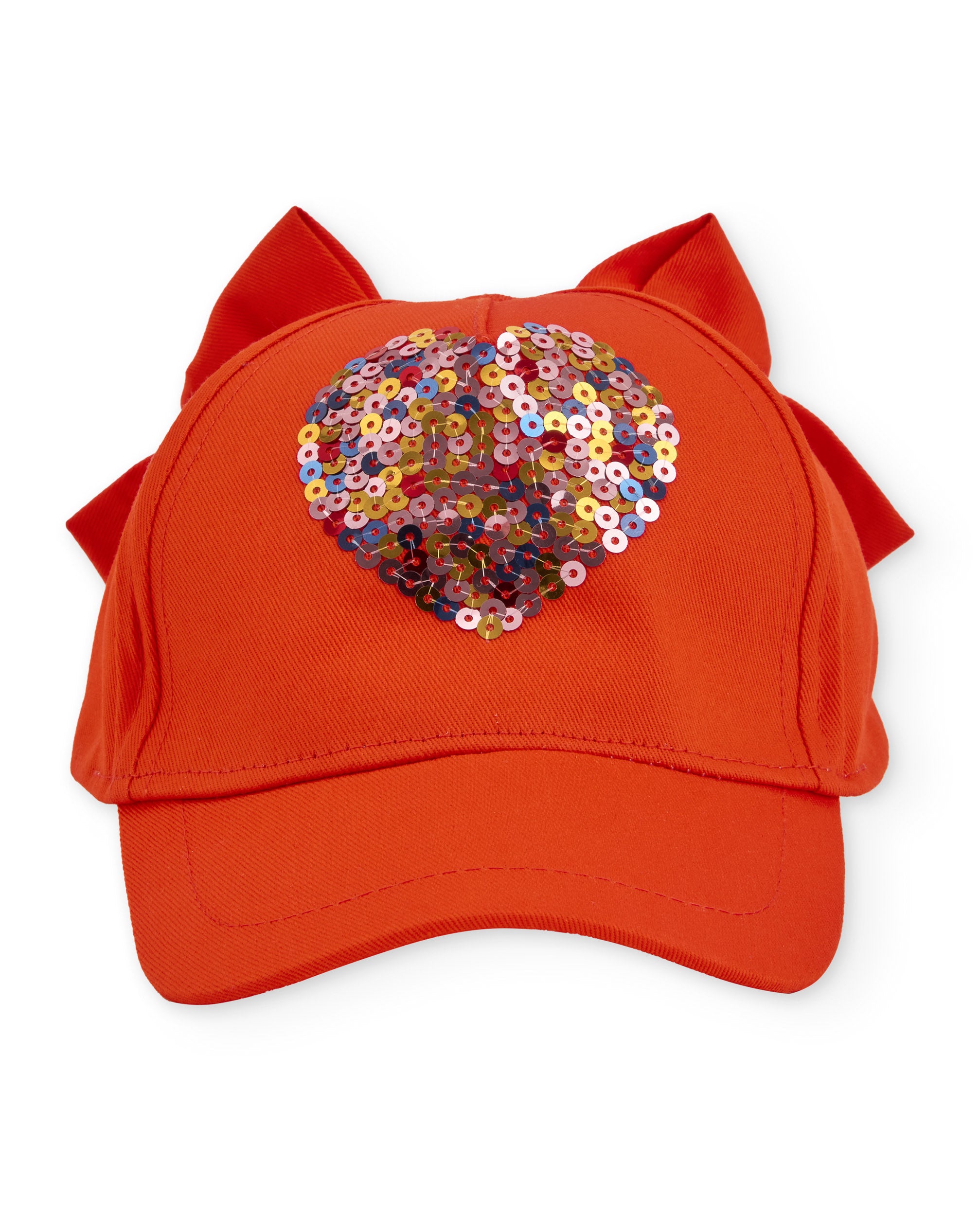 TucTuc Accessori Cappellino bambina rosso paillettes