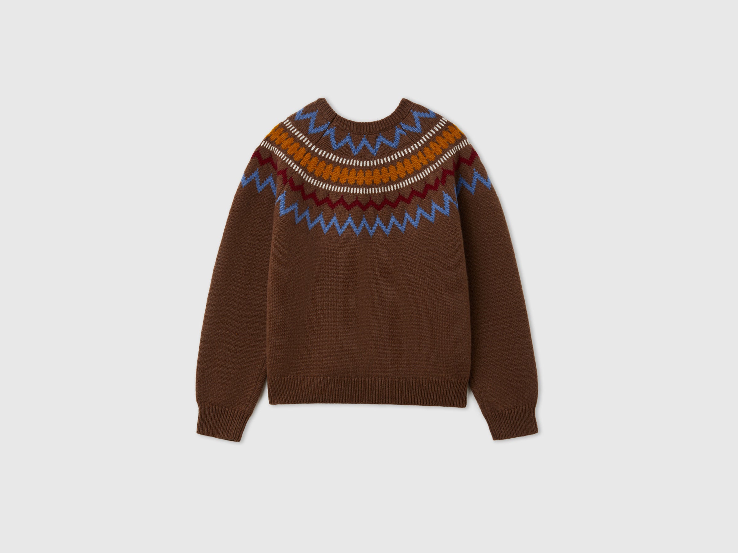 United Colors of Benetton Maglione jacquard lana nordico M