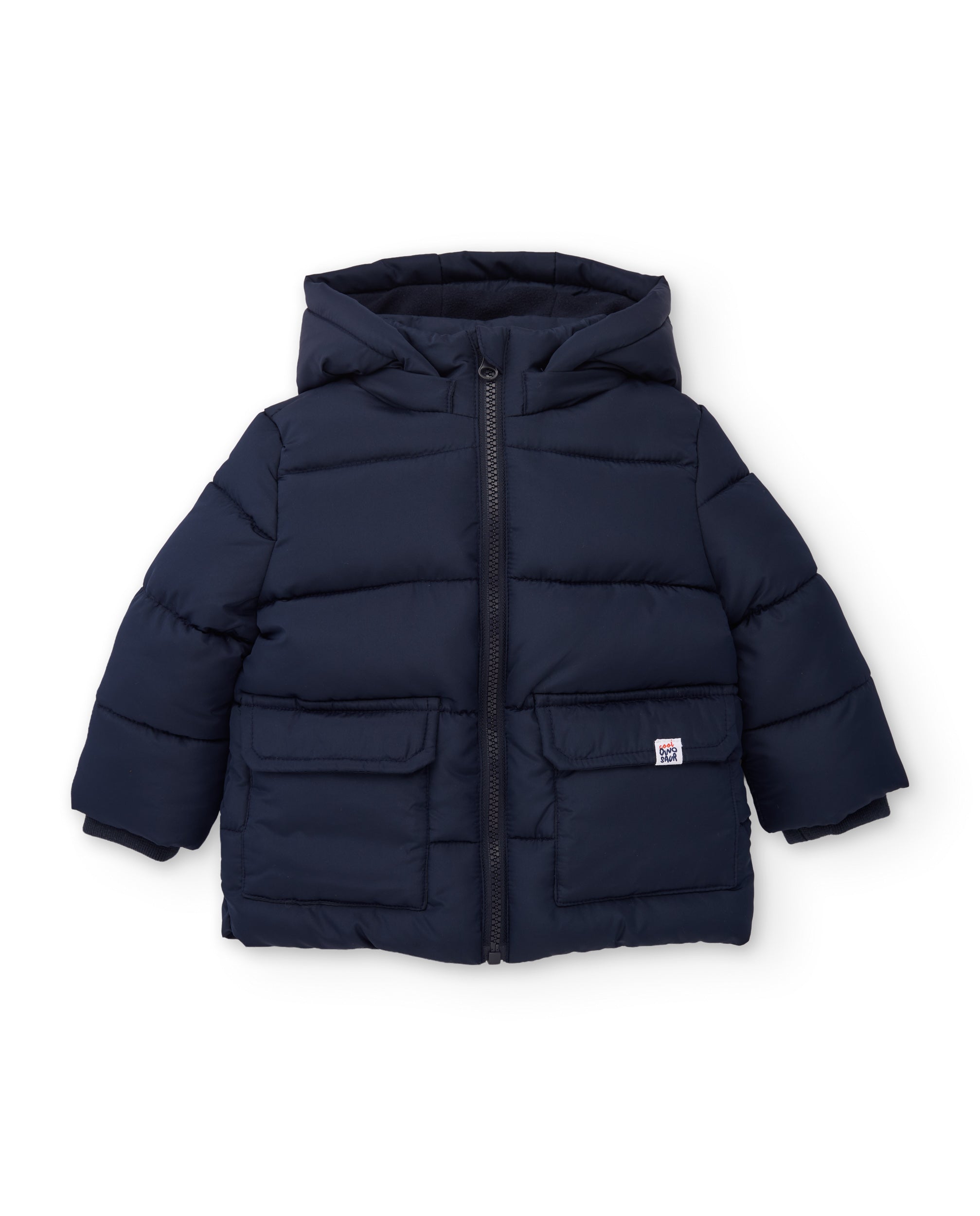 TucTuc Cappotti Piumino Bambino Blu Navy cappuccio trapuntato