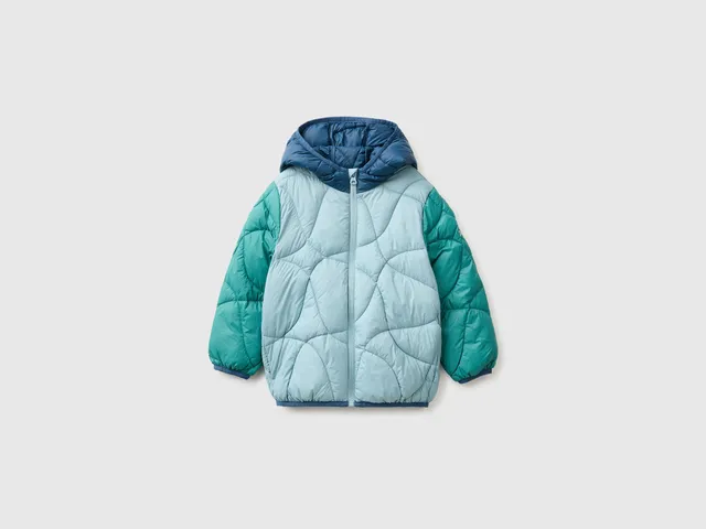 United Colors of Benetton piumino bimbo cappuccio nylon 104