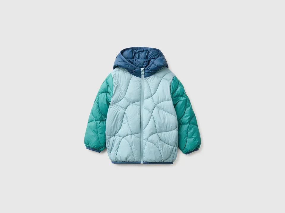 United Colors of Benetton piumino bimbo cappuccio nylon 104