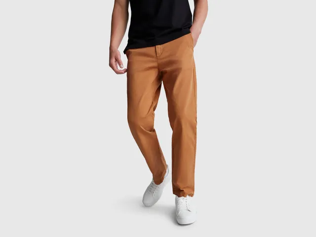 United Colors of Benetton Chino dritto 48 in cotone stretch