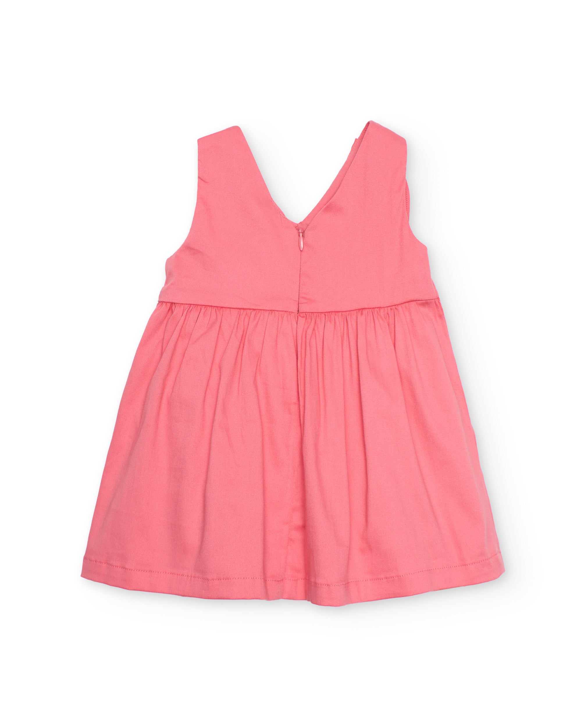 TucTuc Vestiti Vestito Bimba Rosa Corallo con Volant