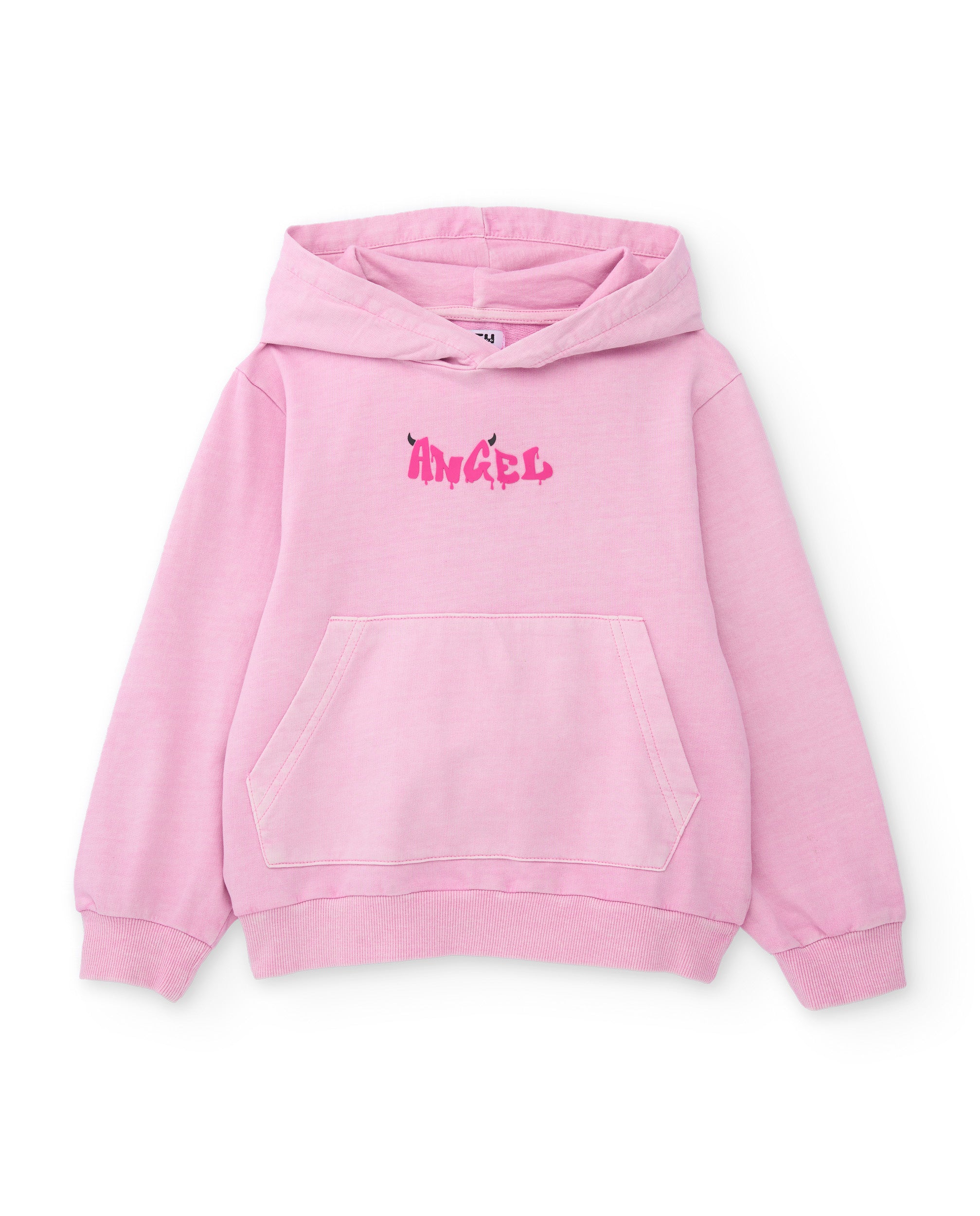 TucTuc Felpe felpa bambina rosa con cappuccio