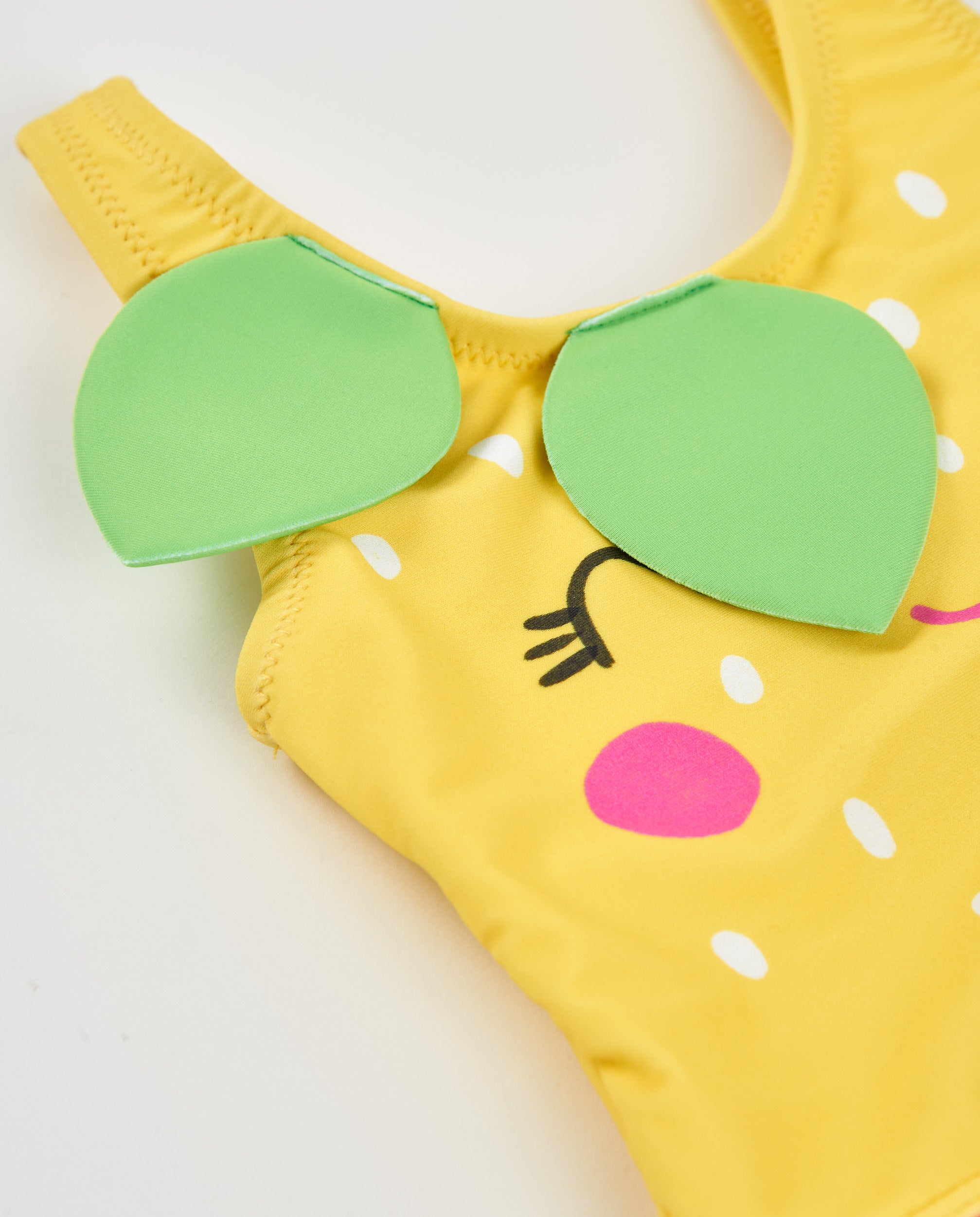 TucTuc Costumi Bagno Costume Bimba Giallo 3 Anni Elastico