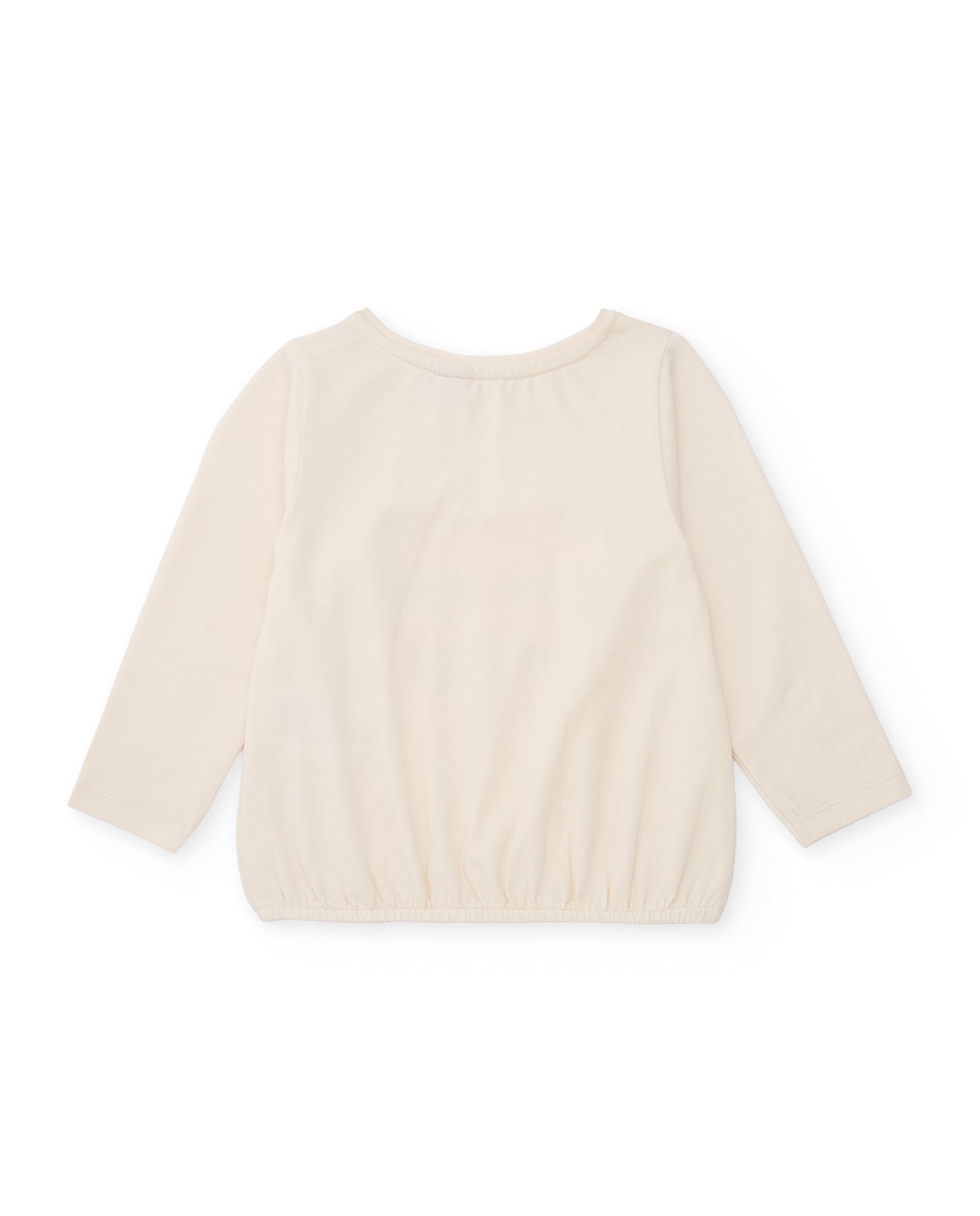 TucTuc Maglietta bambina crudo cotone maniche lunghe