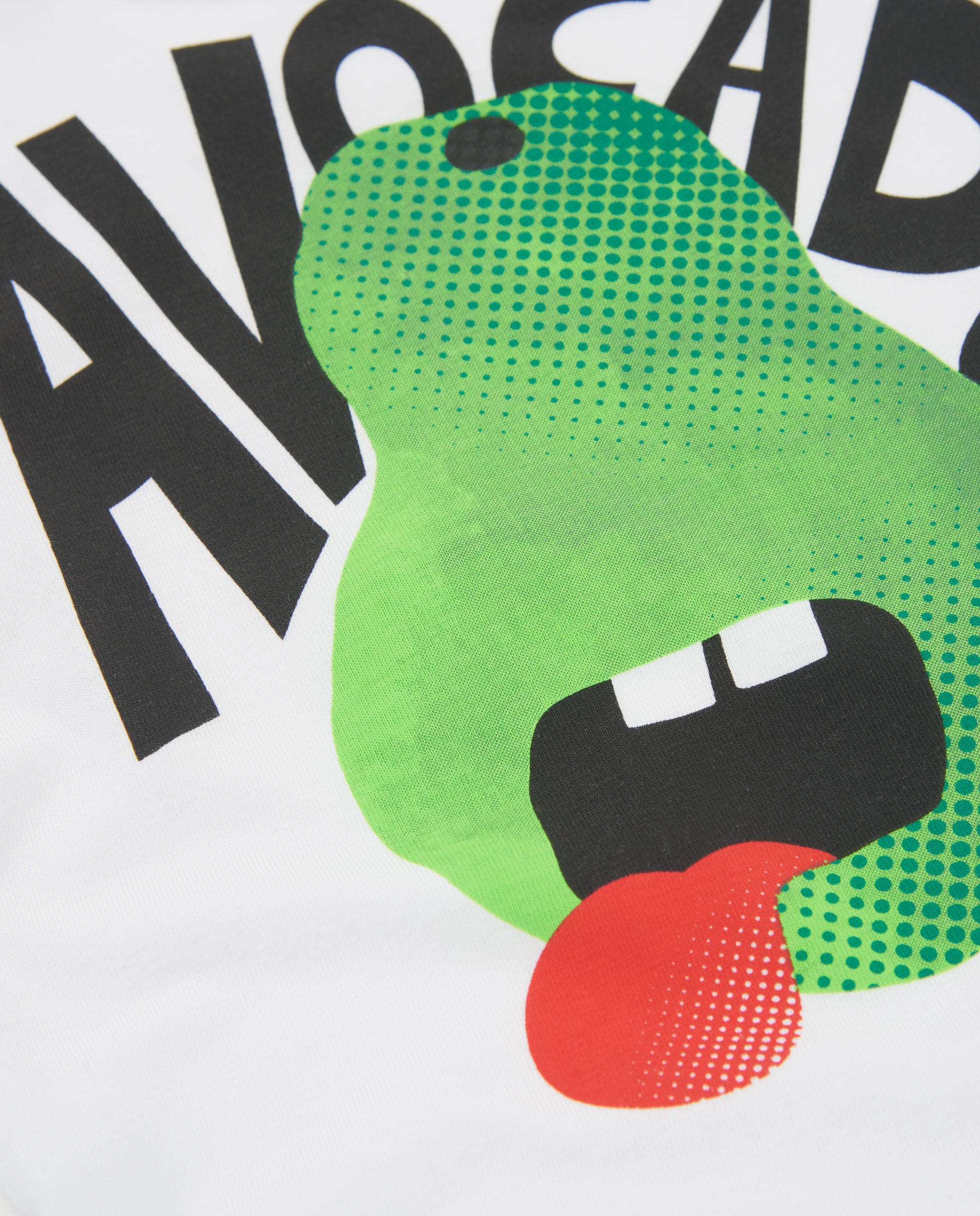 TucTuc Magliette t-shirt bambino bianca avocado cotone