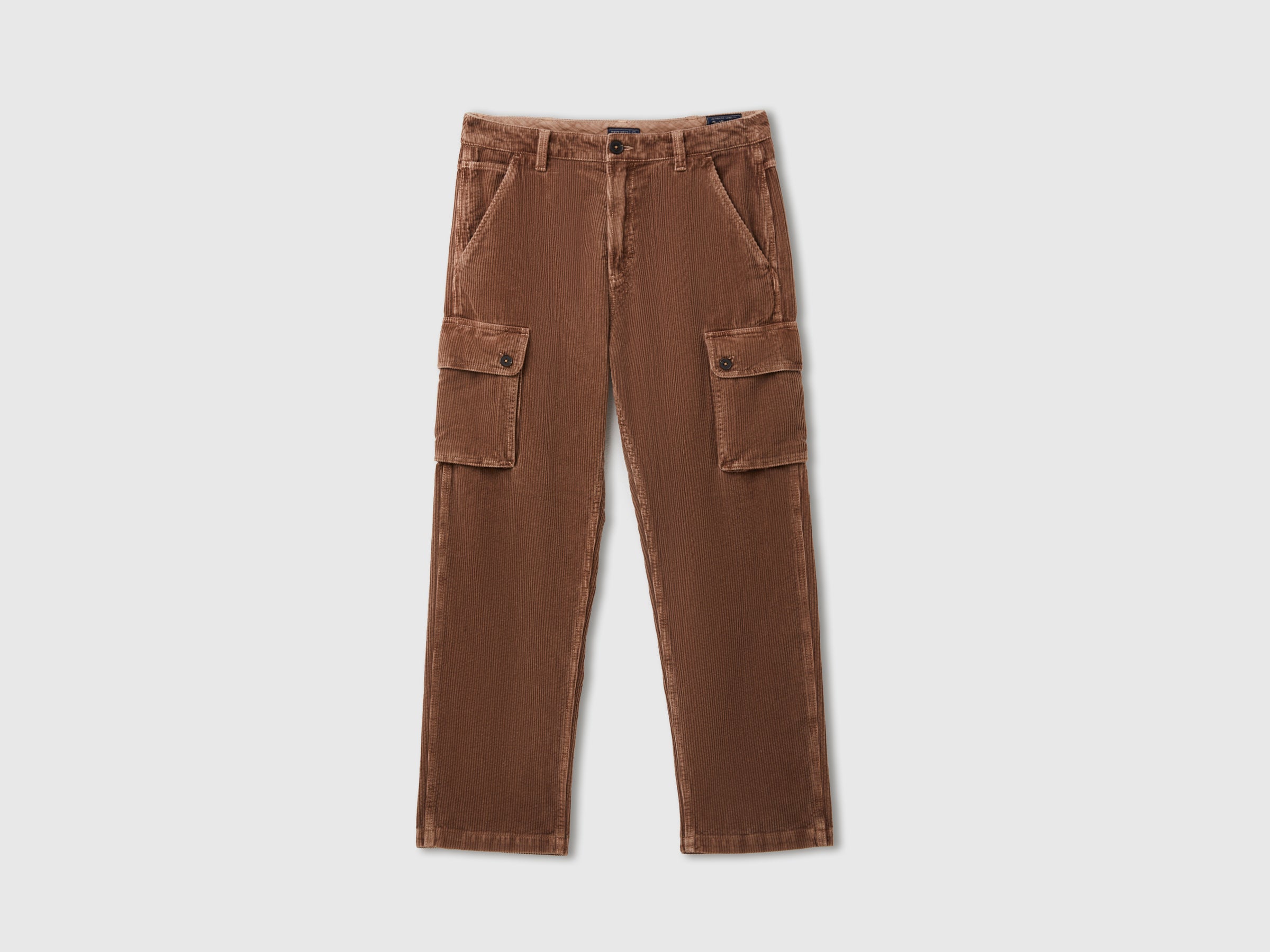 United Colors of Benetton Used cargo pantaloni velluto cotone 32