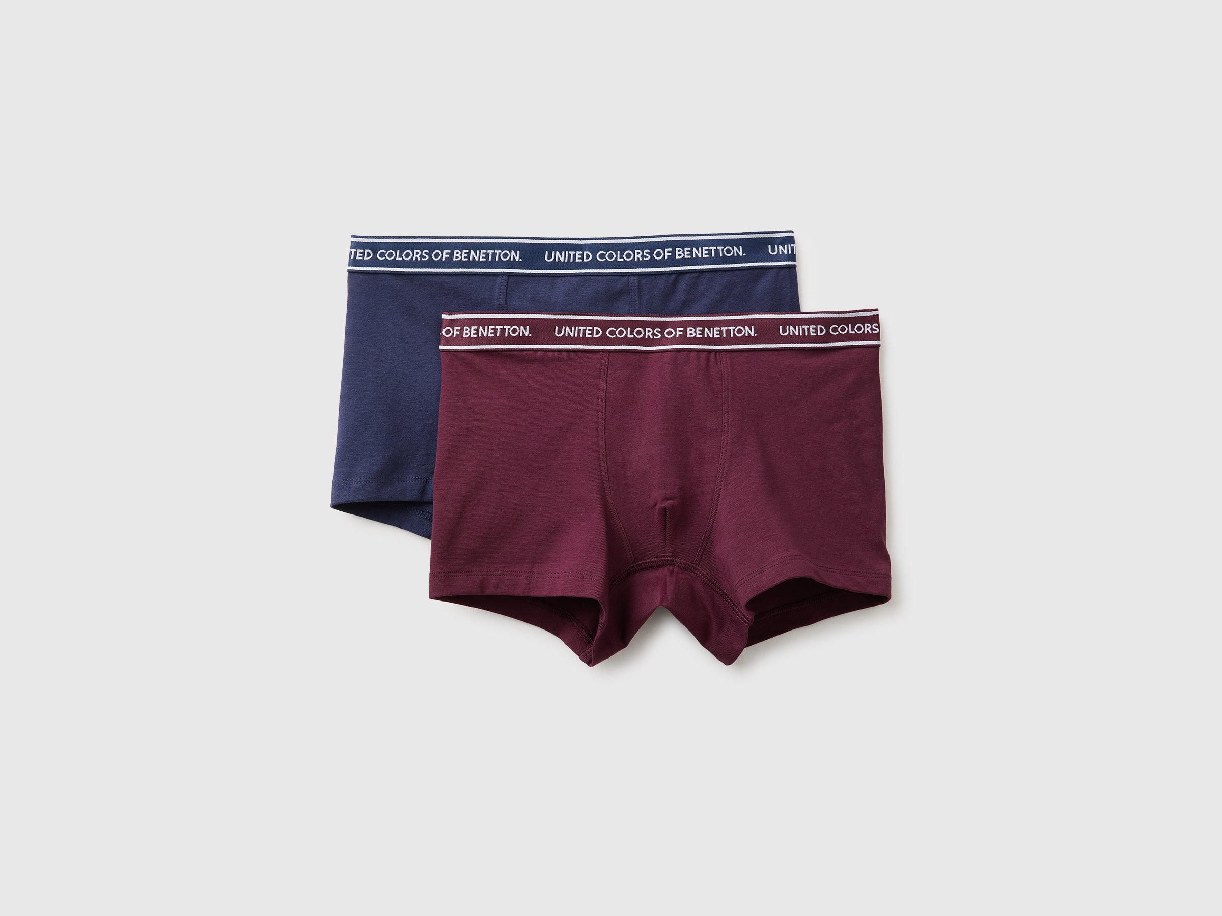 United Colors of Benetton set 2 boxer cotone bambino 3-4 anni