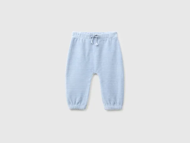 United Colors of Benetton Chenille Pantaloni Ciniglia 56 Ricamo