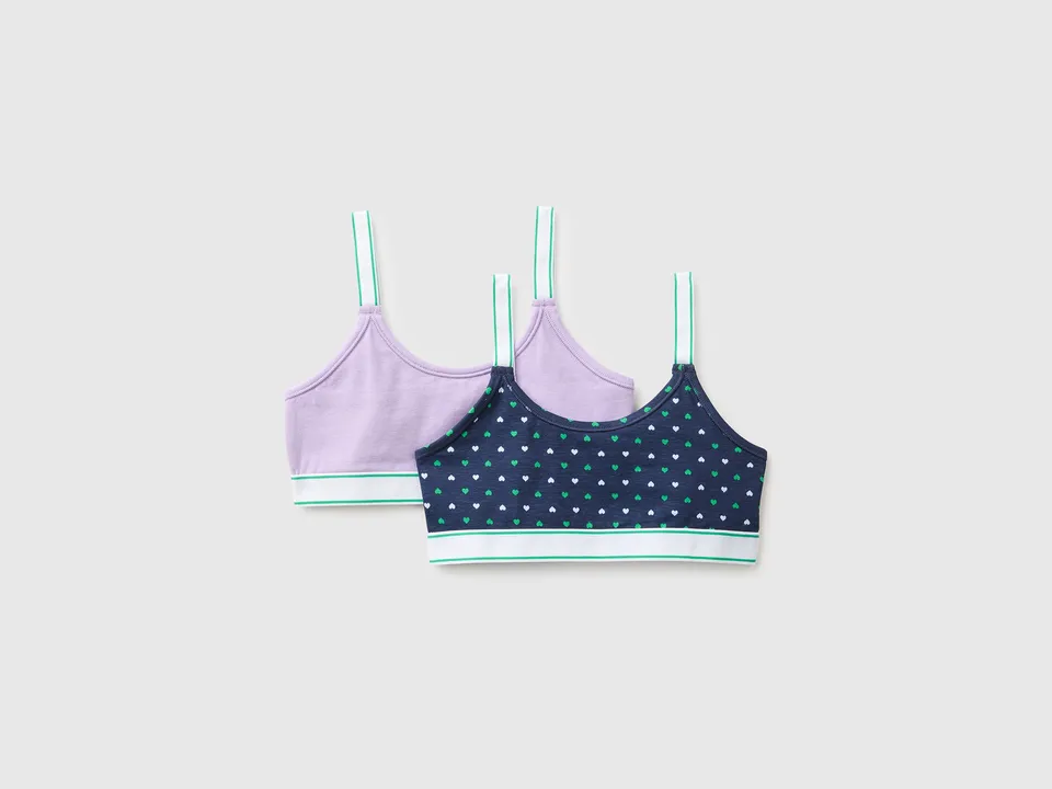United Colors of Benetton Reggiseno cotone 2 pezzi 7-8 anni