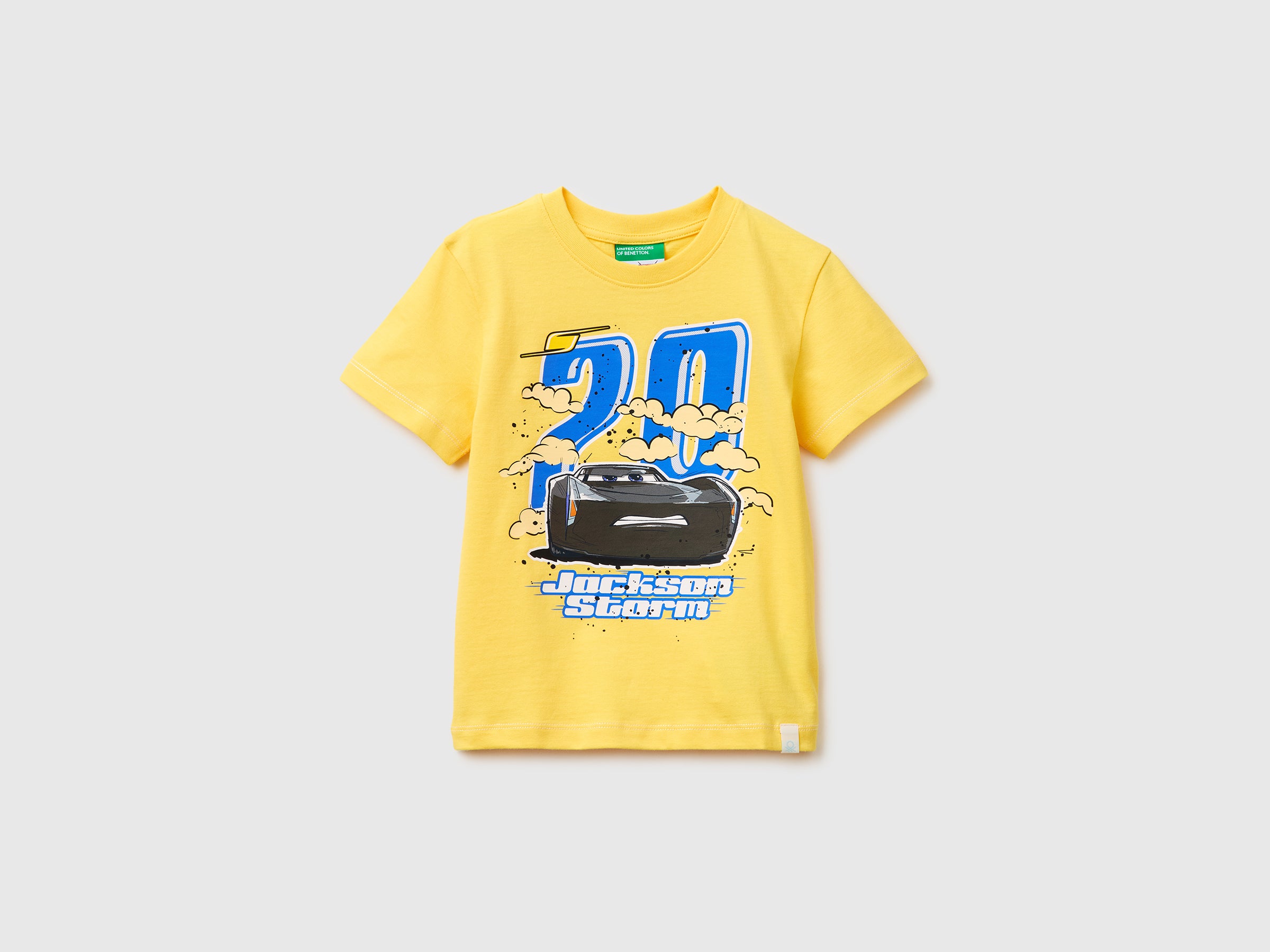 United Colors of Benetton t-shirt bimbo Cars cotone bio