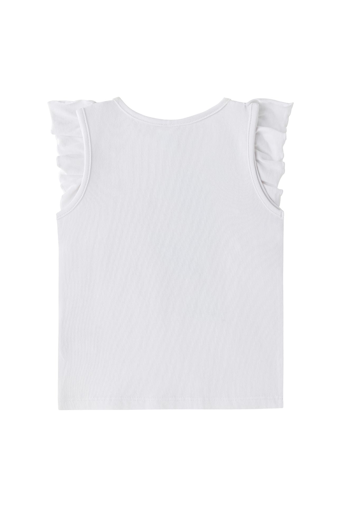 Newness t-shirt volant bambina in cotone 2-6 anni
