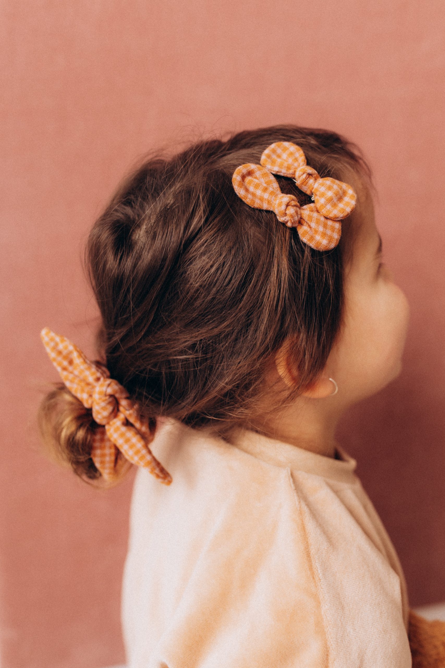 Woolly Organic Scrunchie elastico capelli bambina cotone organico AW26