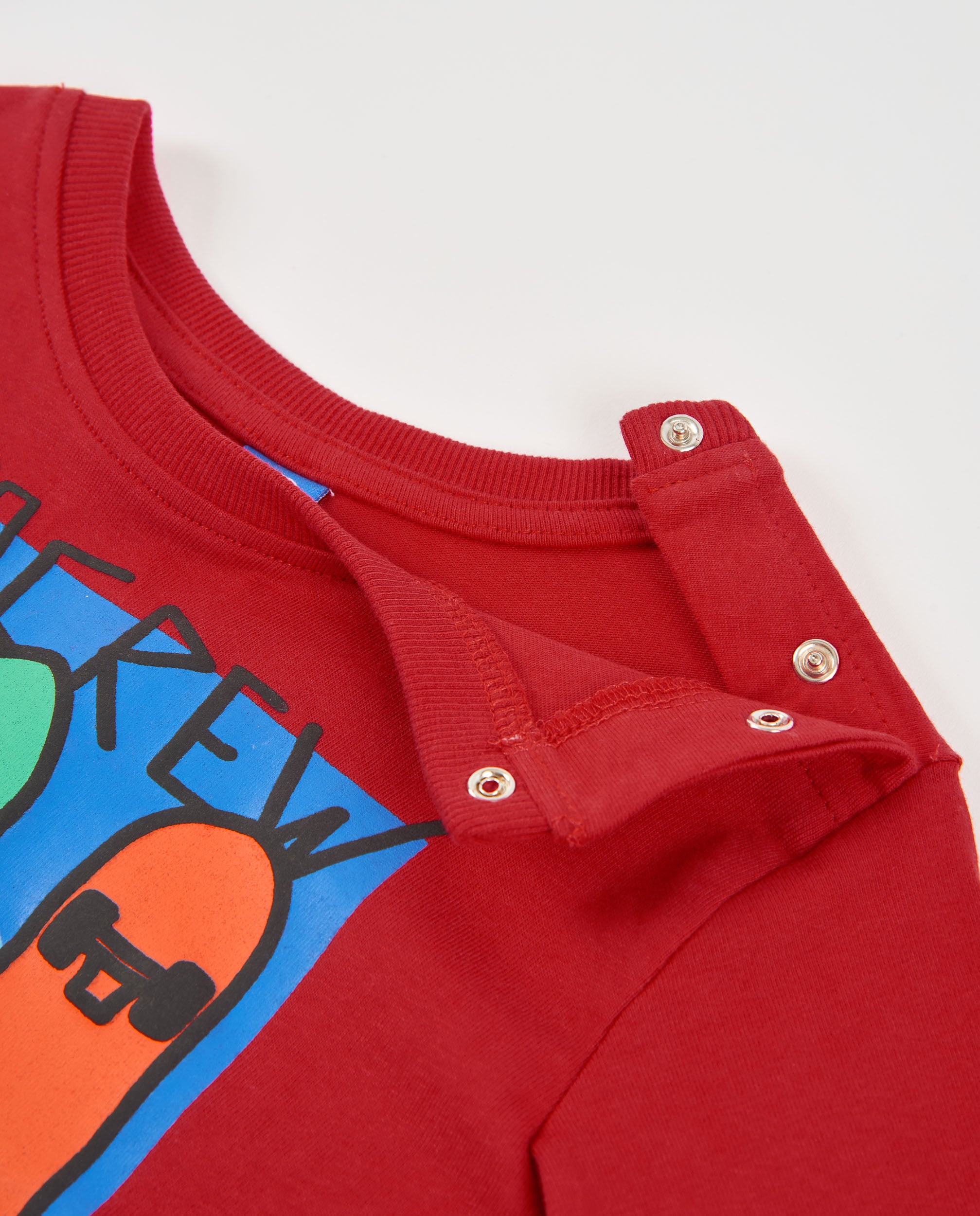 TucTuc Magliette T-Shirt Bimbo Rosso Jersey Maniche Lunghe