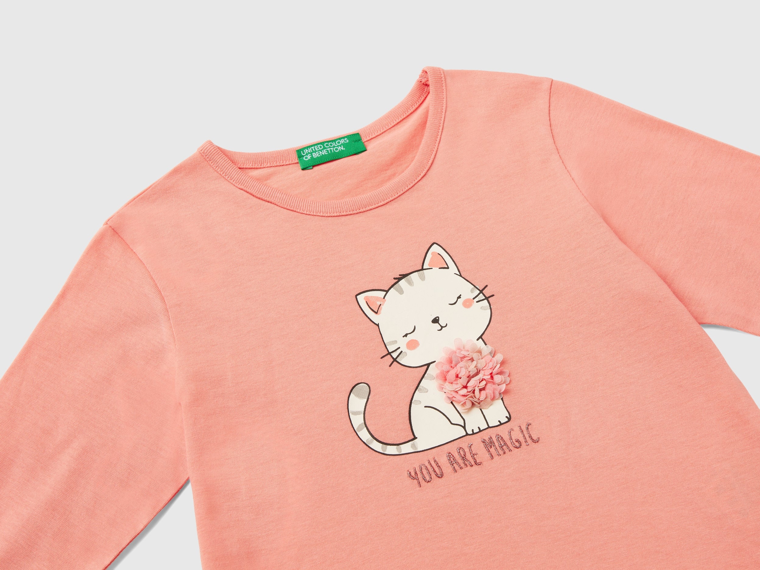 United Colors of Benetton Petal maglietta cotone bio bimba 98
