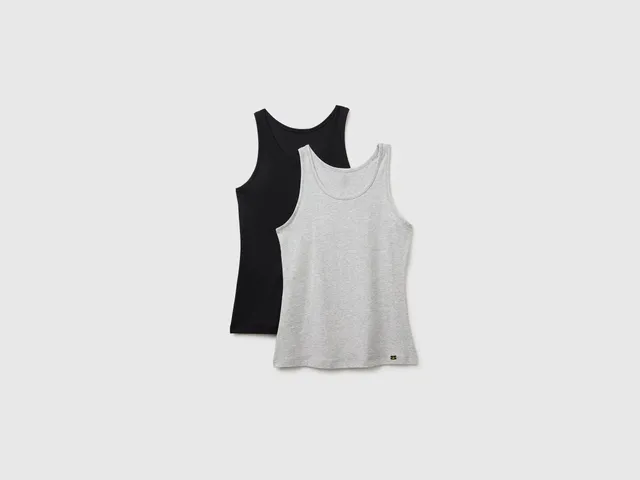 United Colors of Benetton Canotta cotone modal 2 pezzi taglia M