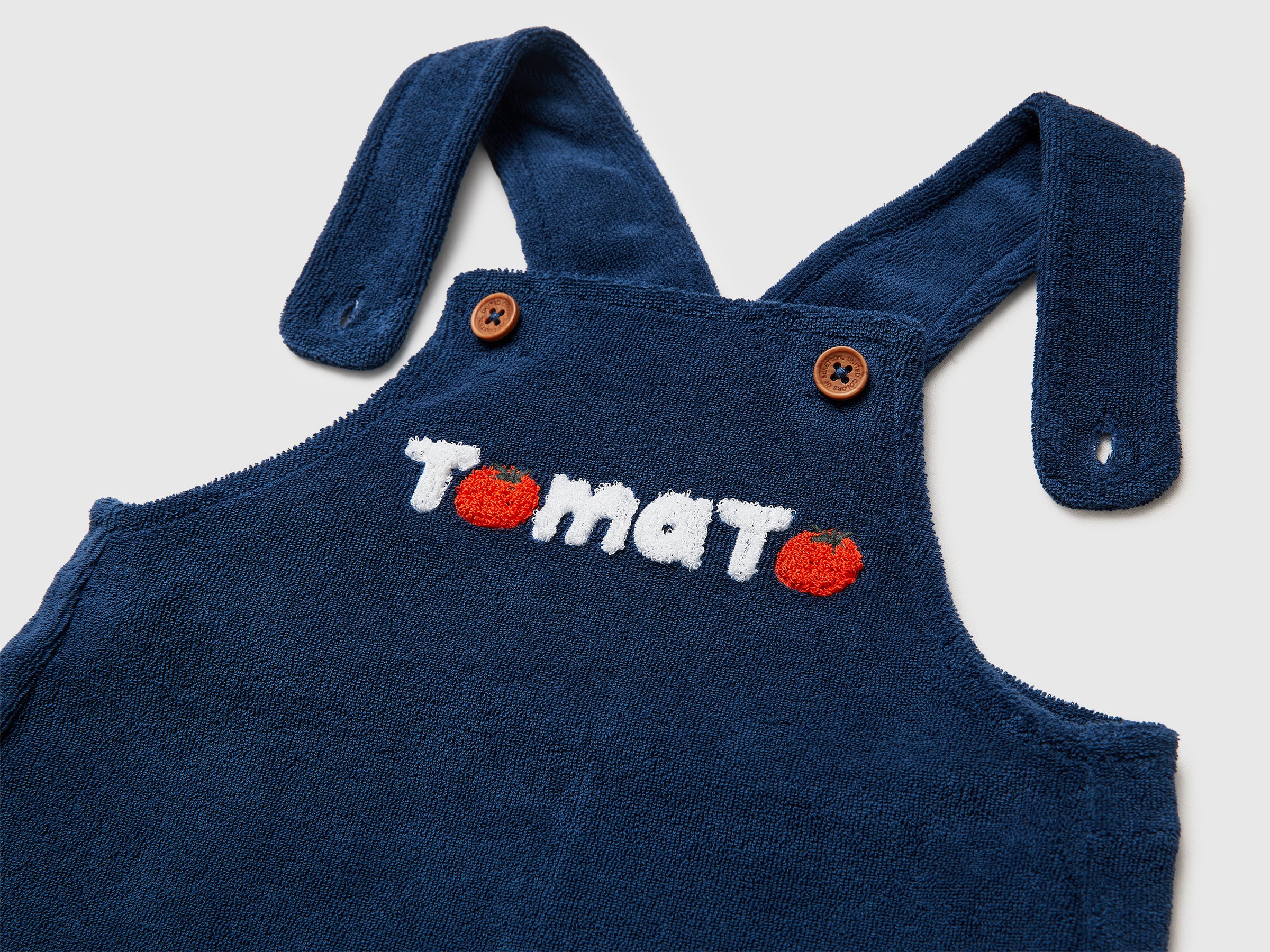 United Colors of Benetton salopette neonato spugna cotone