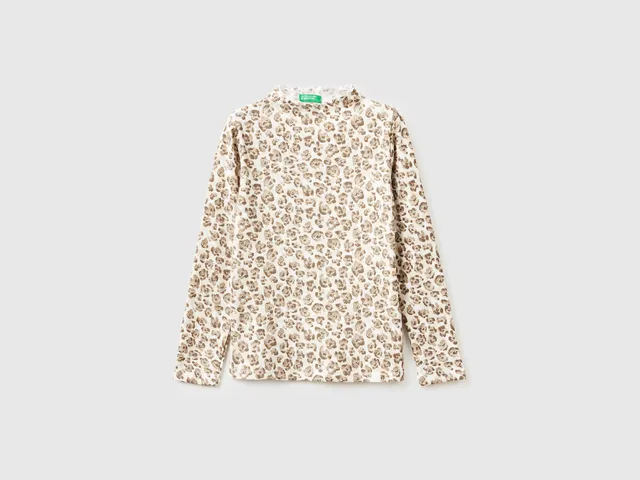 United Colors of Benetton T-Shirt Animalier S-XXXL Beige