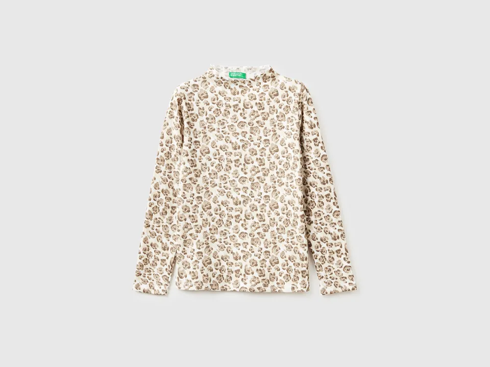 United Colors of Benetton T-Shirt Animalier S-XXXL Beige