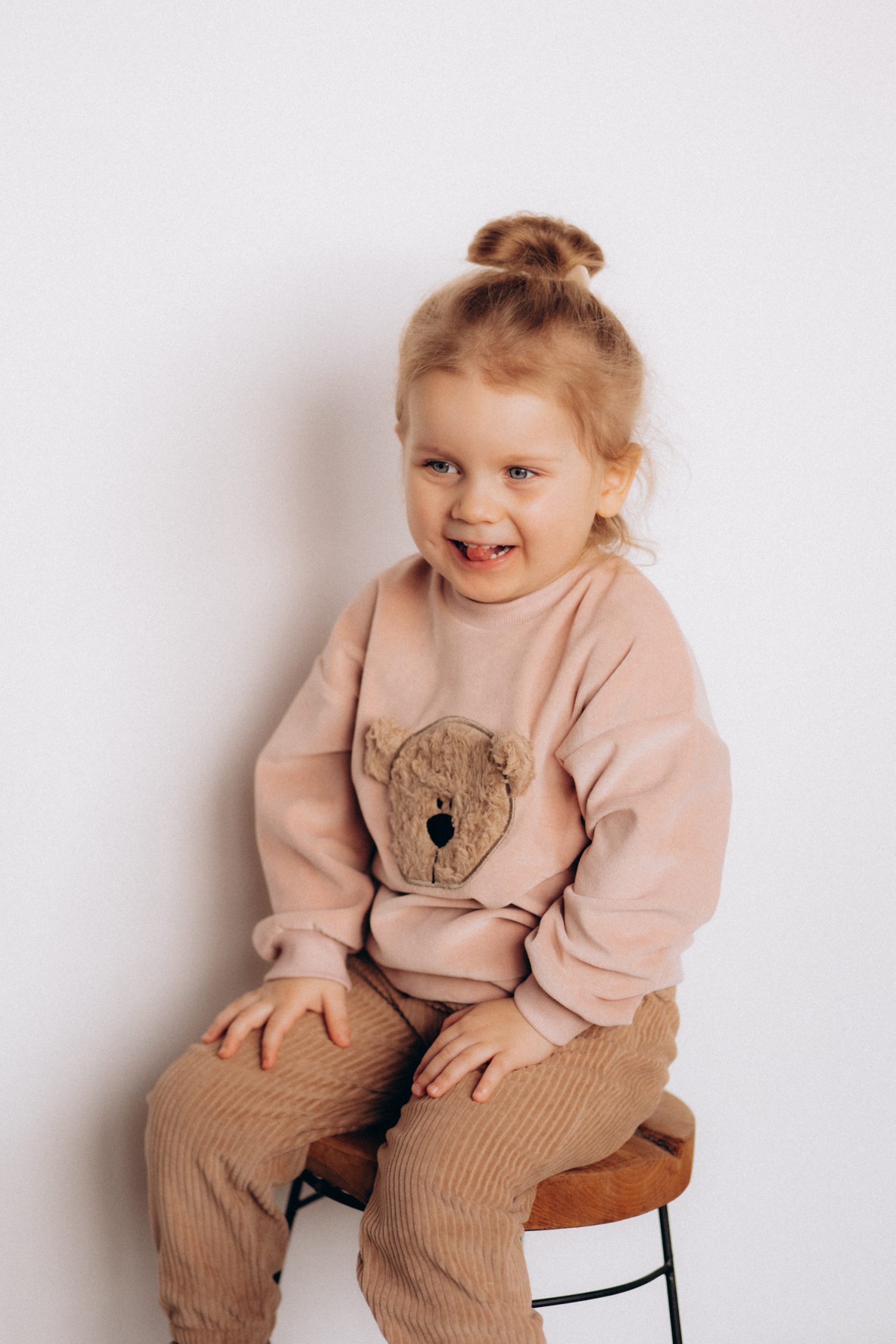 Woolly Organic Velour Felpa Bambino Ricamata Cotone