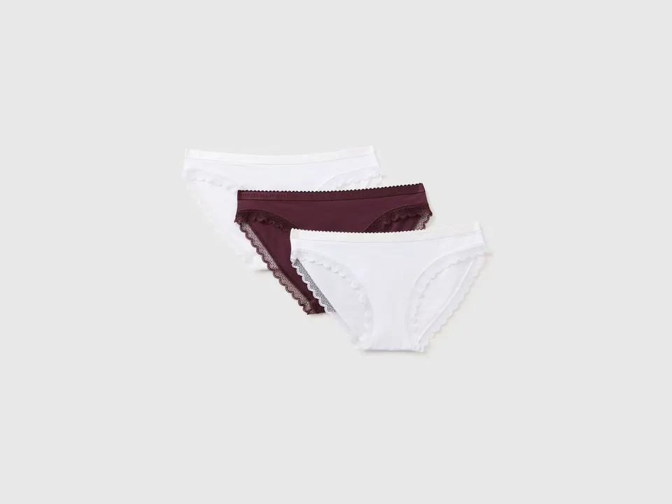 United Colors of Benetton Slip cotone modal 3 pezzi