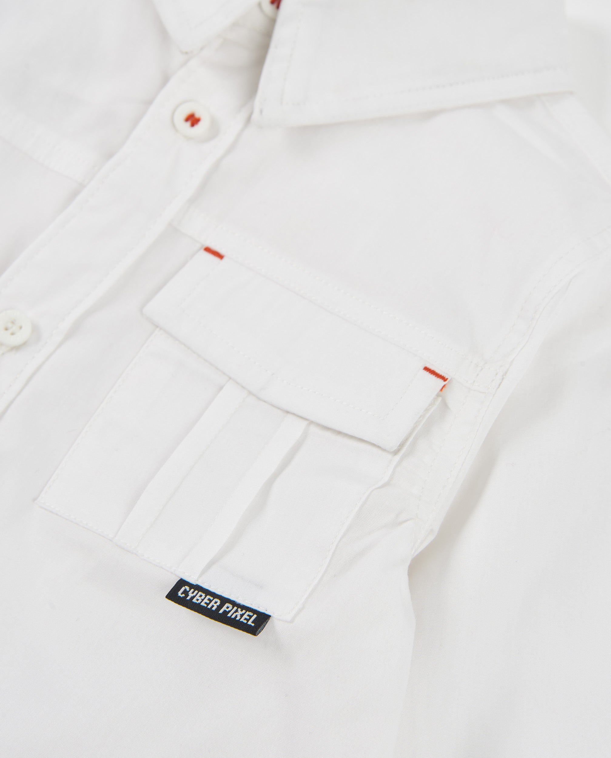 TucTuc Camicette Camicia bambino bianco cotone tasca classica
