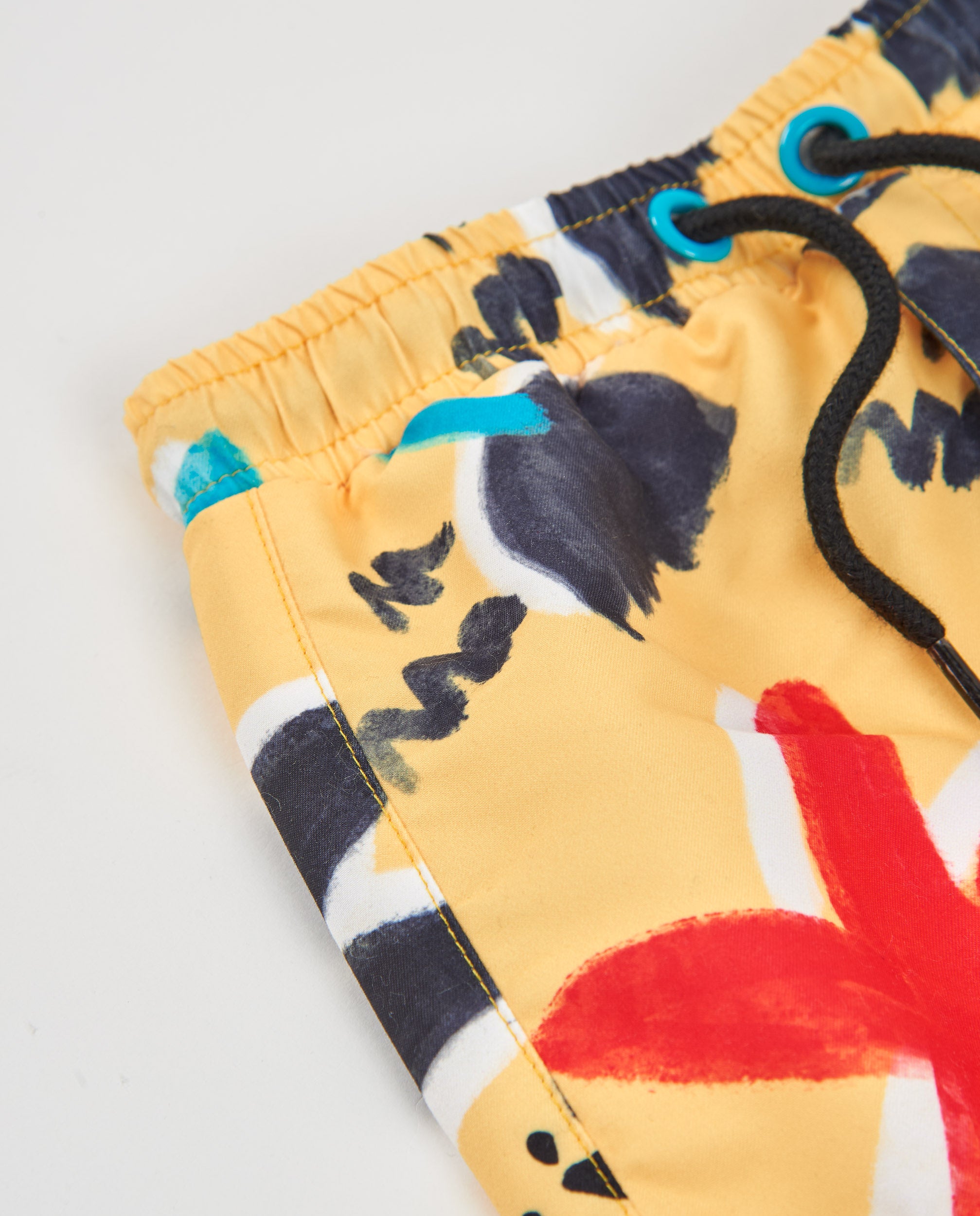 TucTuc Costumi Bermuda bagno giallo bambino palme