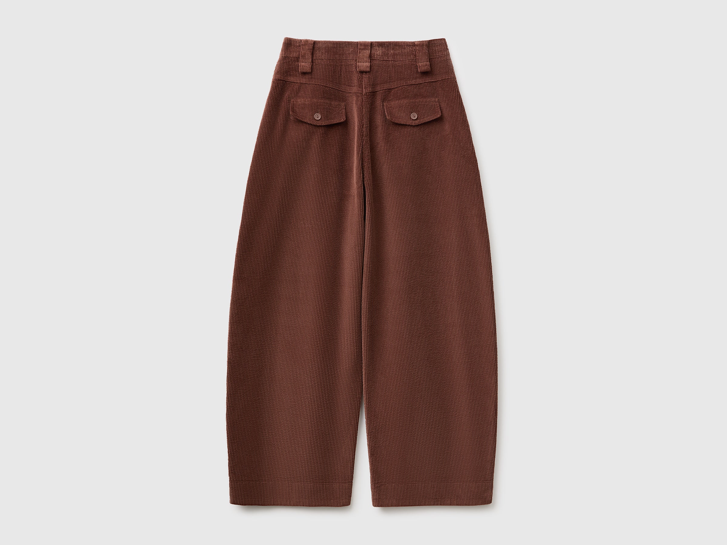 United Colors of Benetton Trousers pantaloni velluto barrel fit