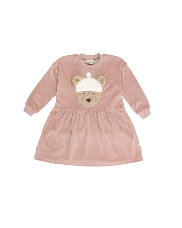 Woolly Organic Kids Dresses vestito bambina velluto bio