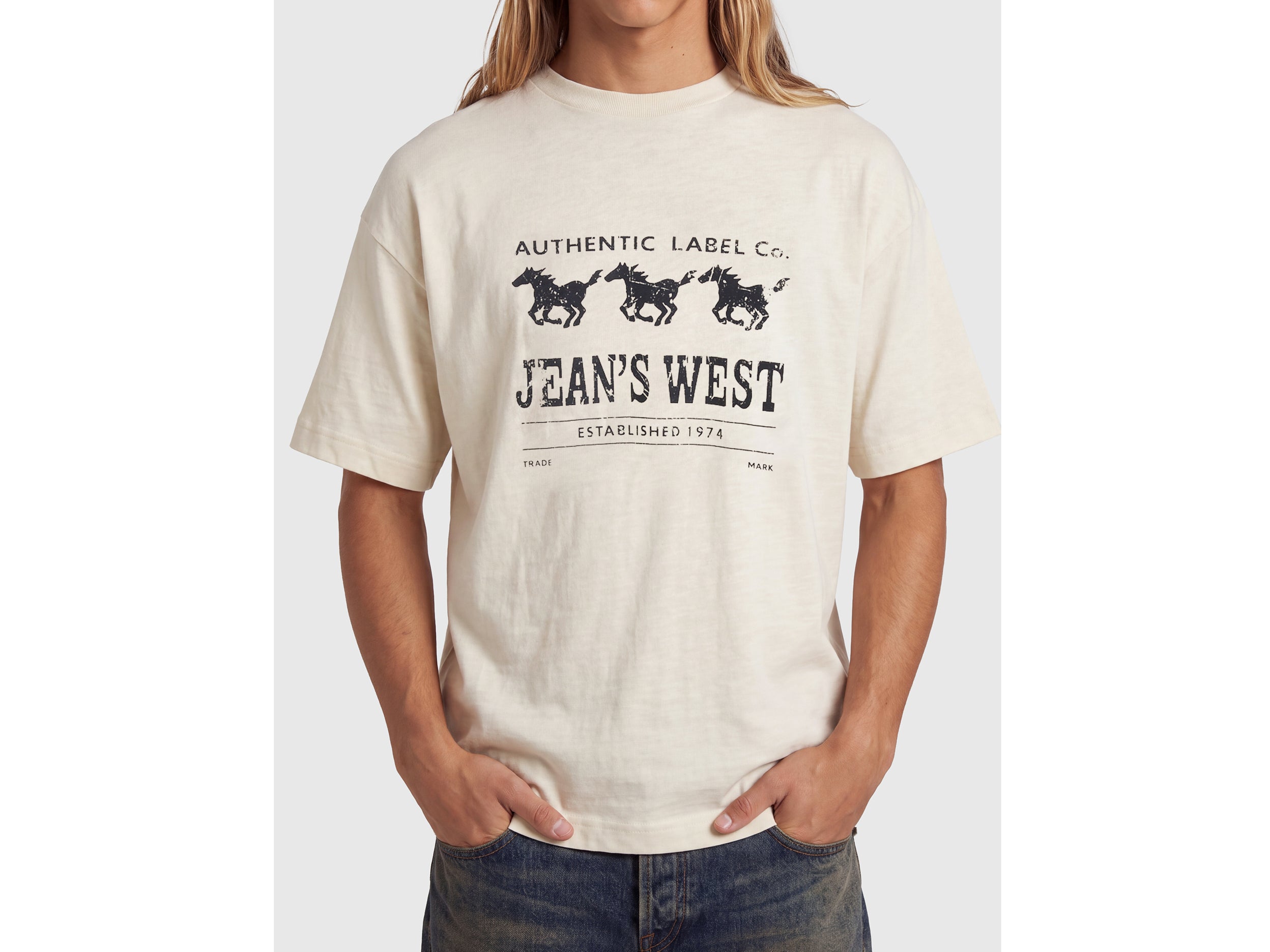 United Colors of Benetton Jean's West Maglietta cotone stampata
