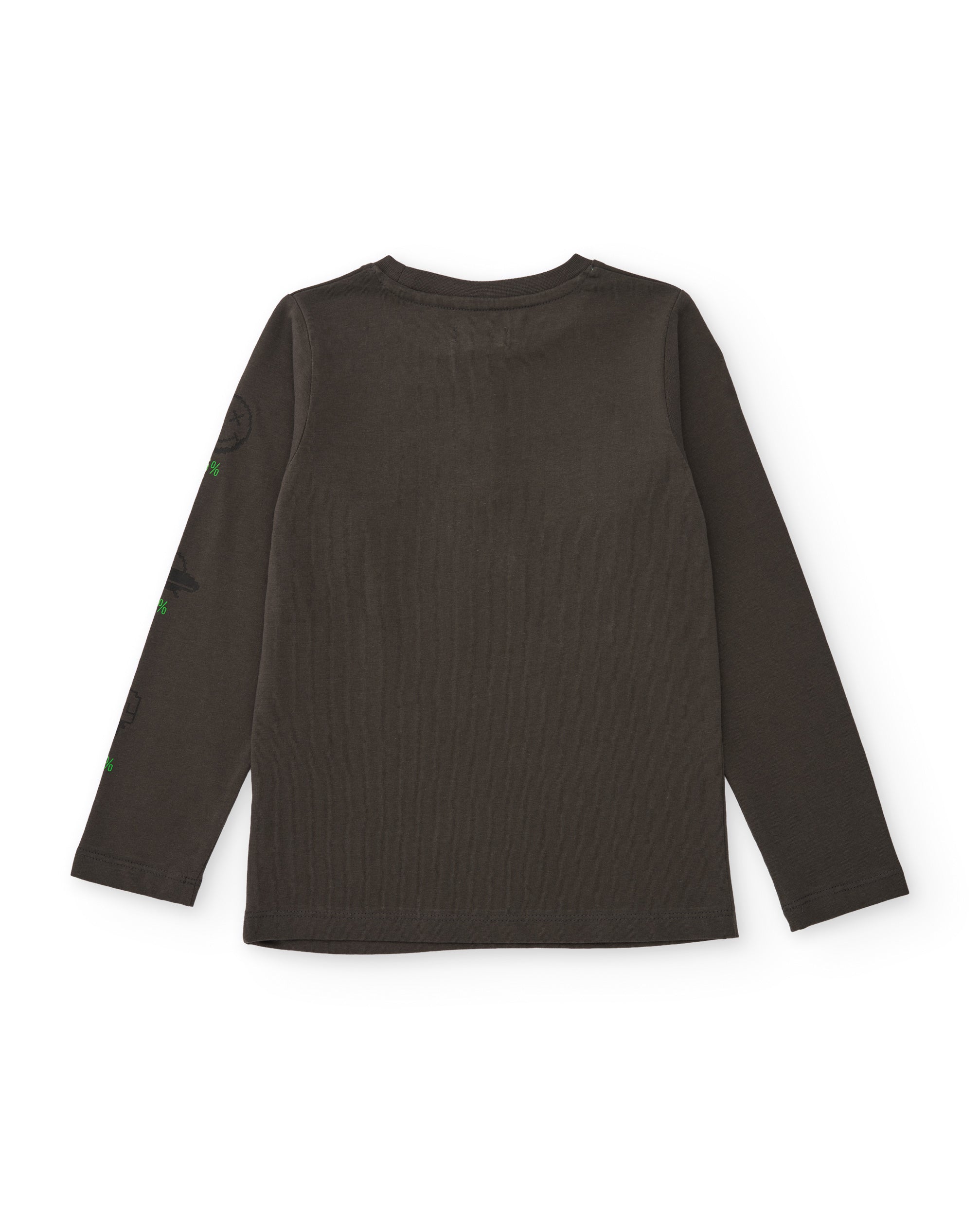 TucTuc Magliette maglietta bambino cotone grigio stampa gamer