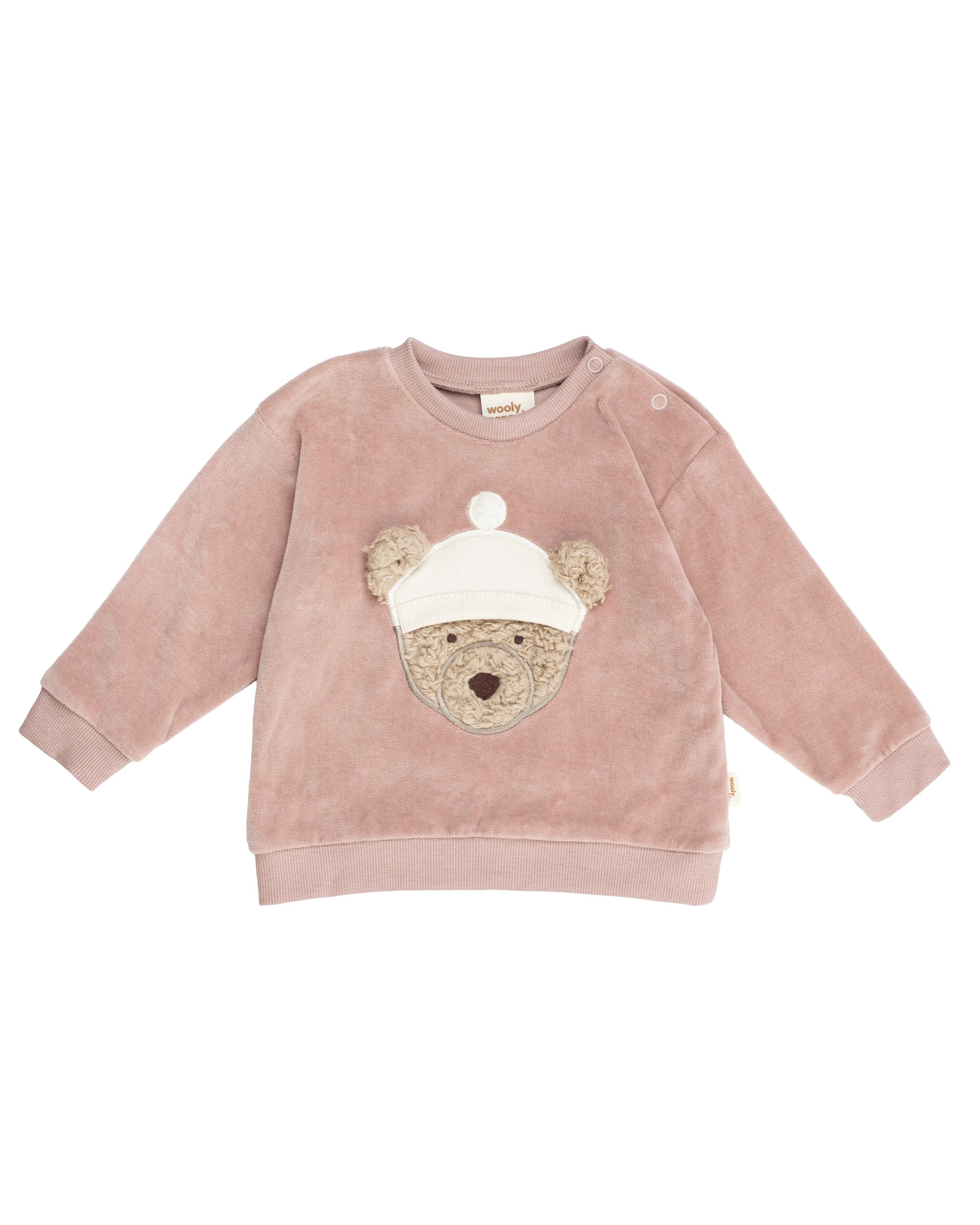 Woolly Organic Embroidered Sweater maglione velluto bio