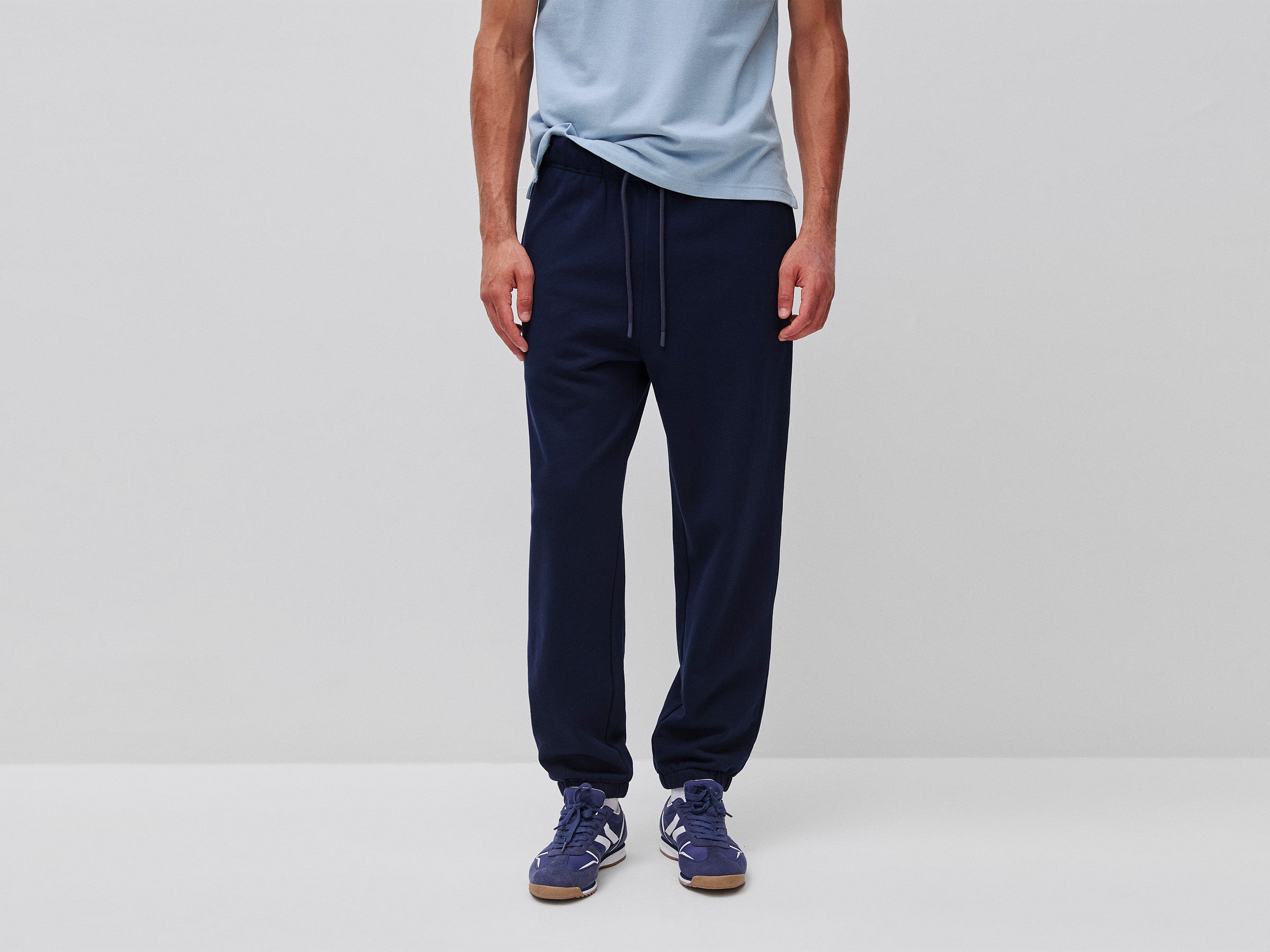 United Colors of Benetton pantaloni jogger fleece cotone organico