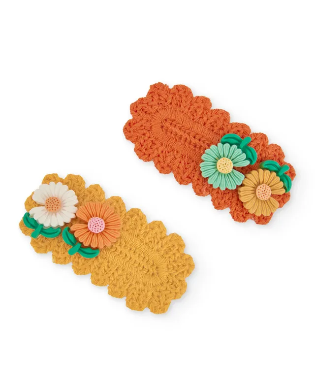 TucTuc Accessori Set Mollettine Bimba Fiori Arancio
