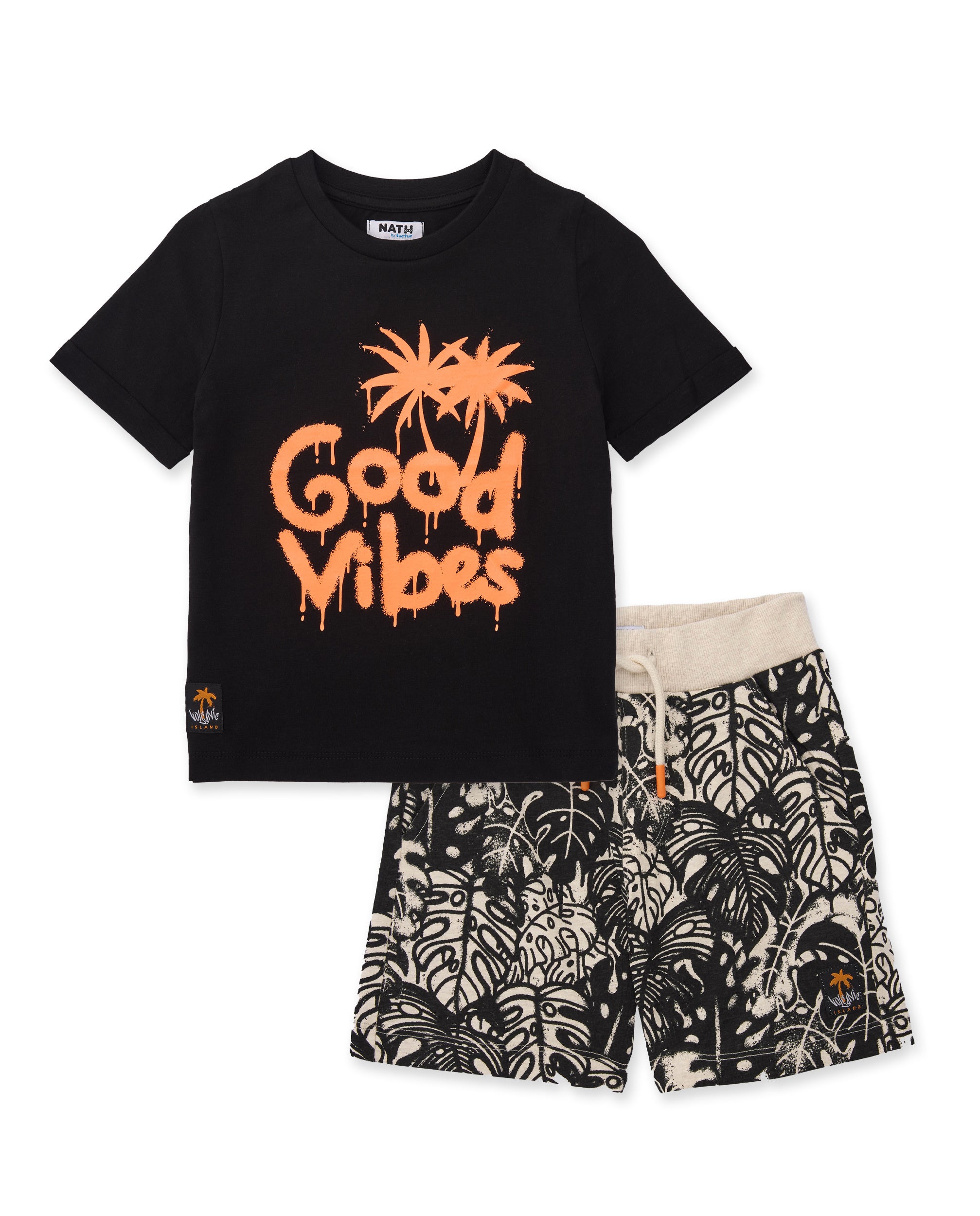 TucTuc Completi Completo Maglia Nero Bambino 2 Pezzi