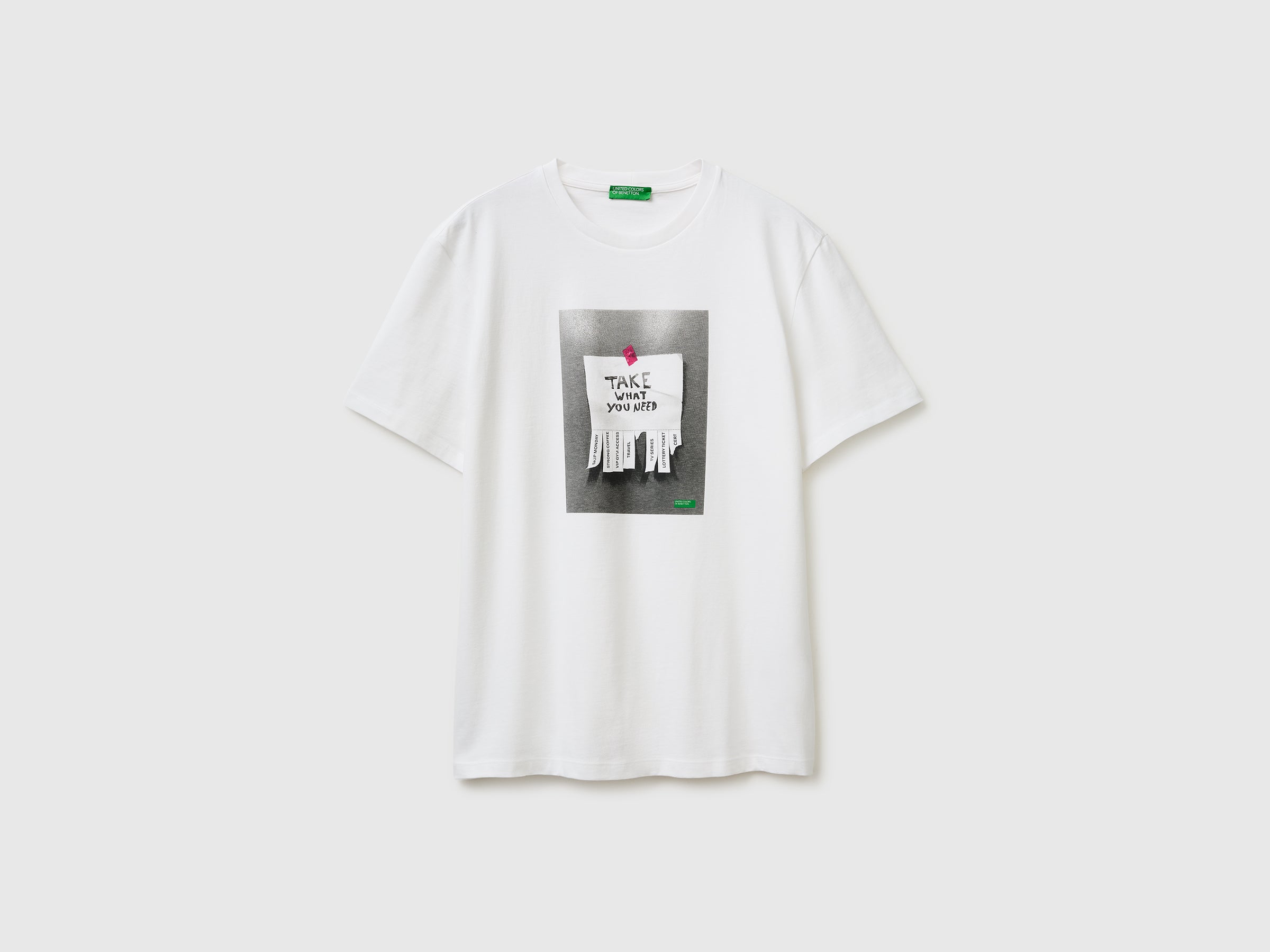 United Colors of Benetton T-Shirt Stampa Cotone Bio M